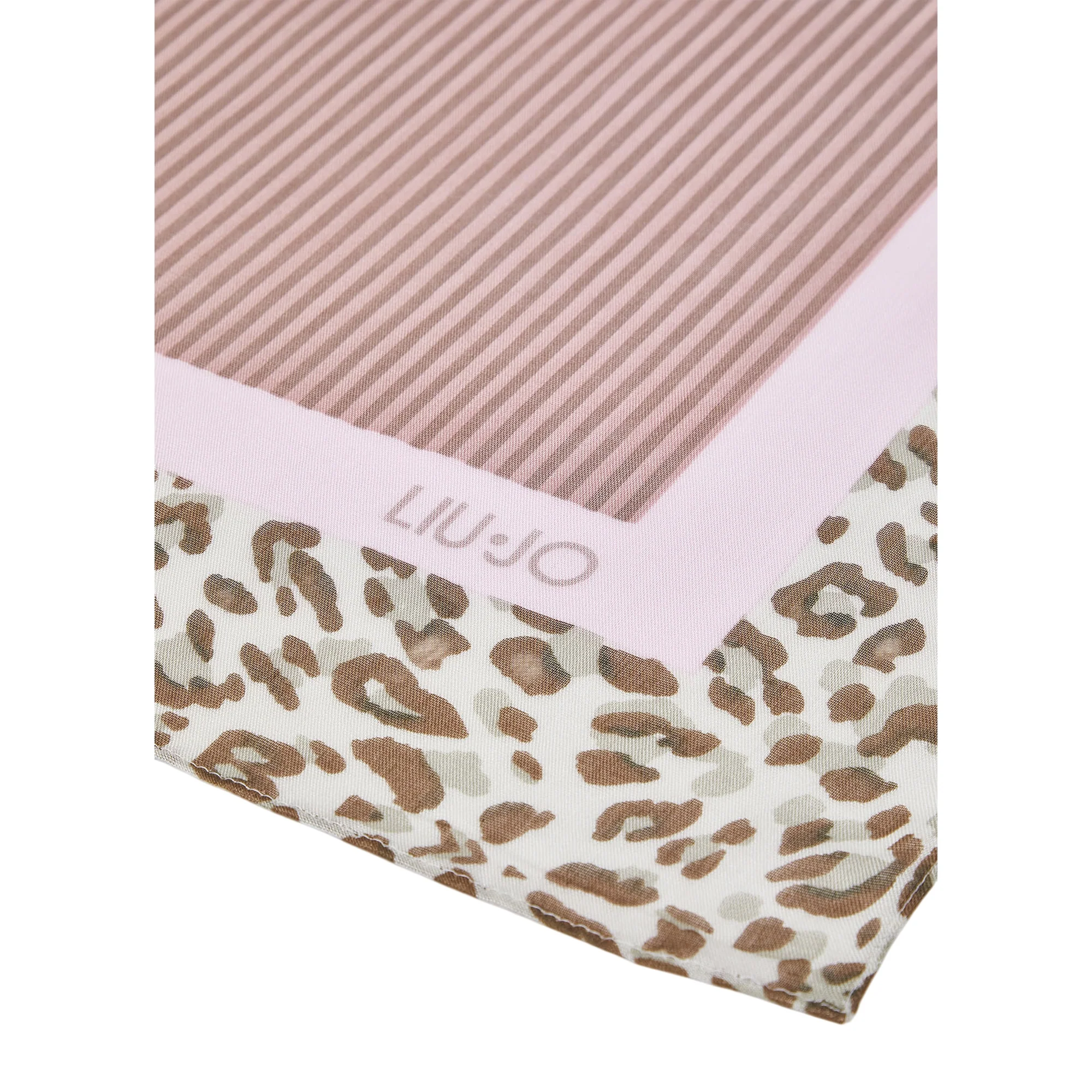 Foulard Donna con orchidea e dettagli animalier - Image 3