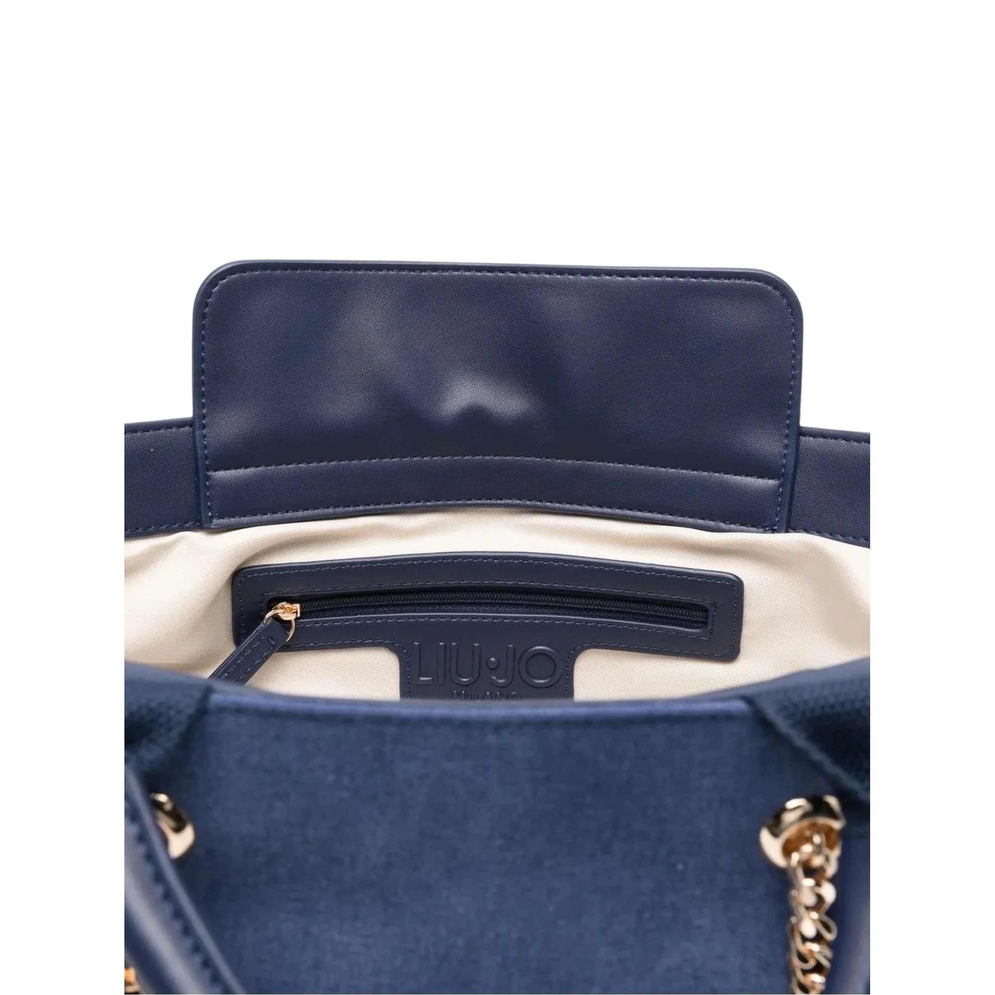 Borsa shopping Donna in Tela Denim blu - Image 3