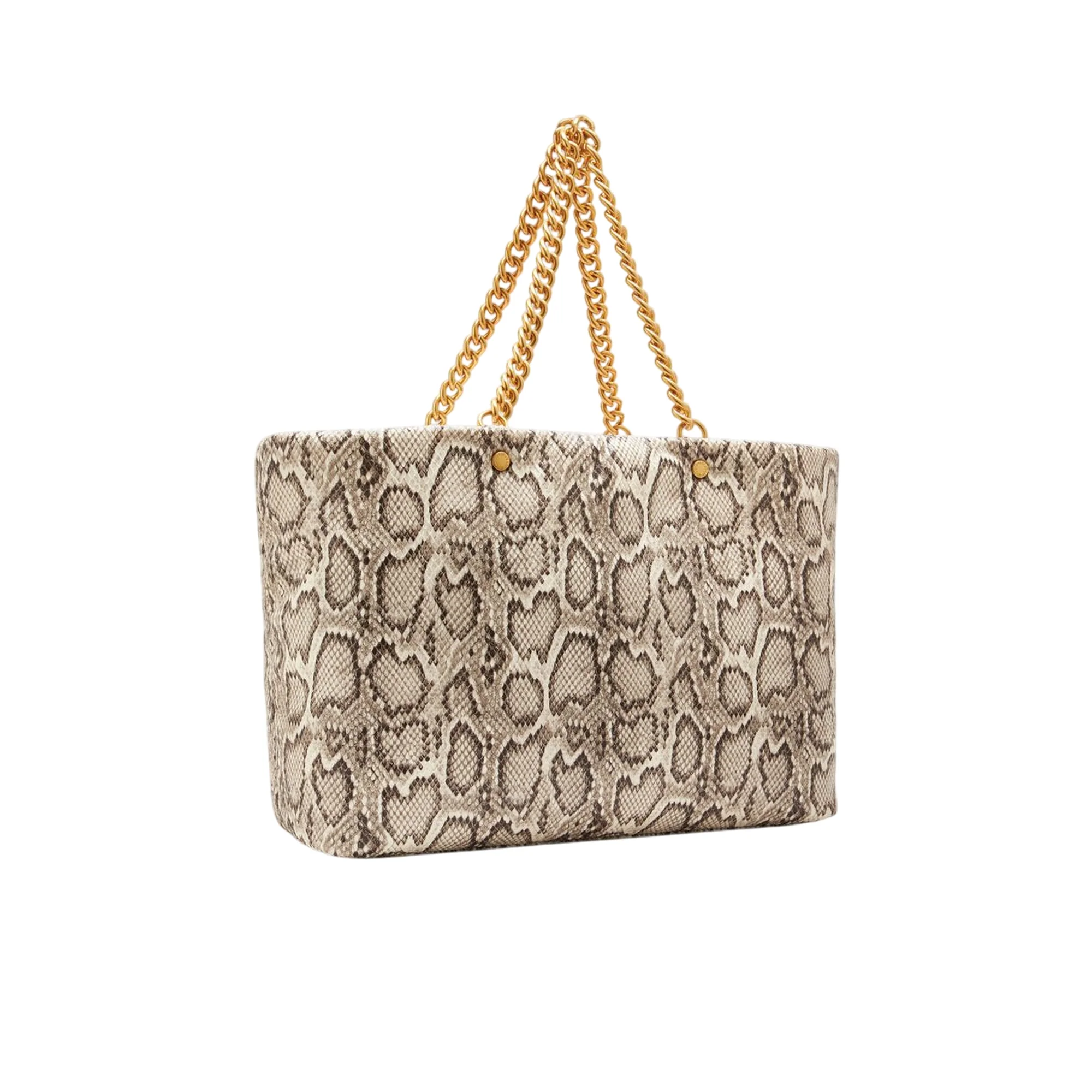 Borsa Donna LaPuffy Grande pitonata - Image 2