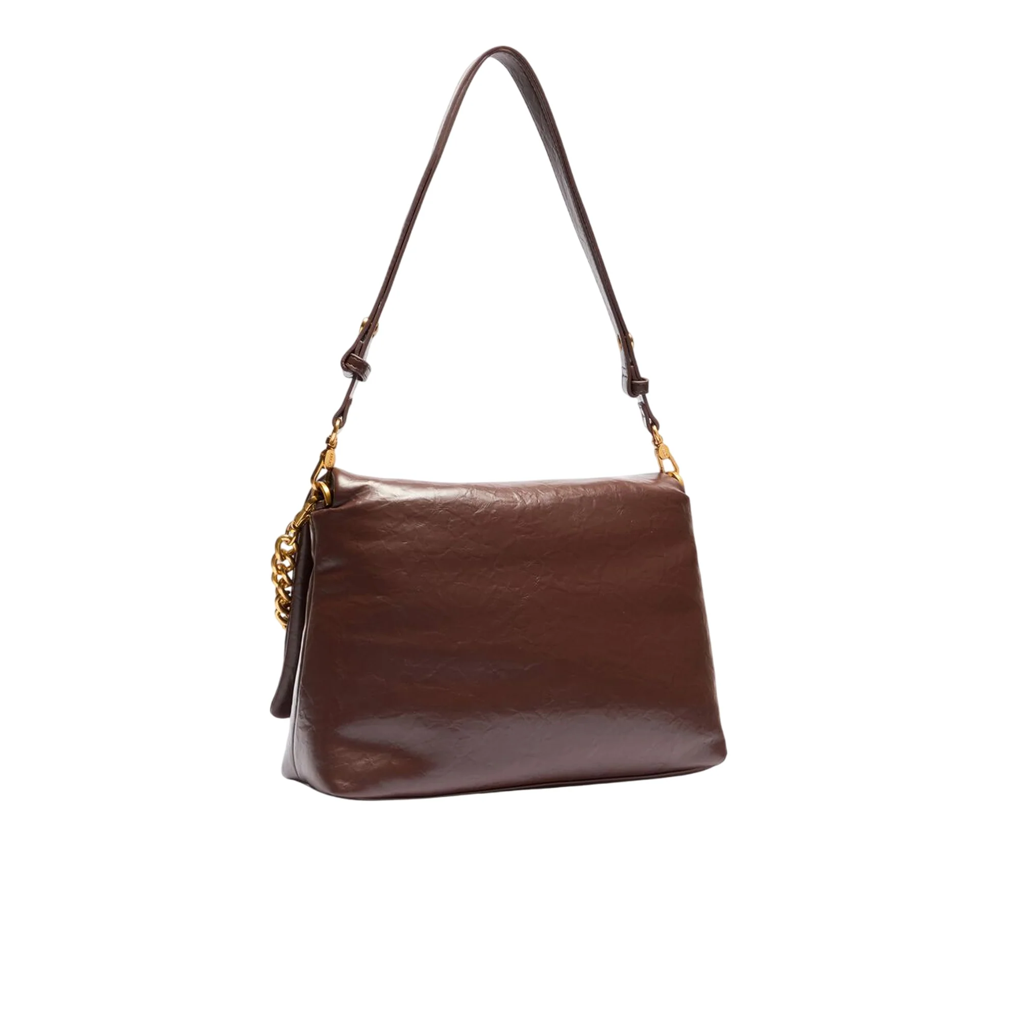 Borsa a spalla Grande LaPuffy Marrone - Image 3