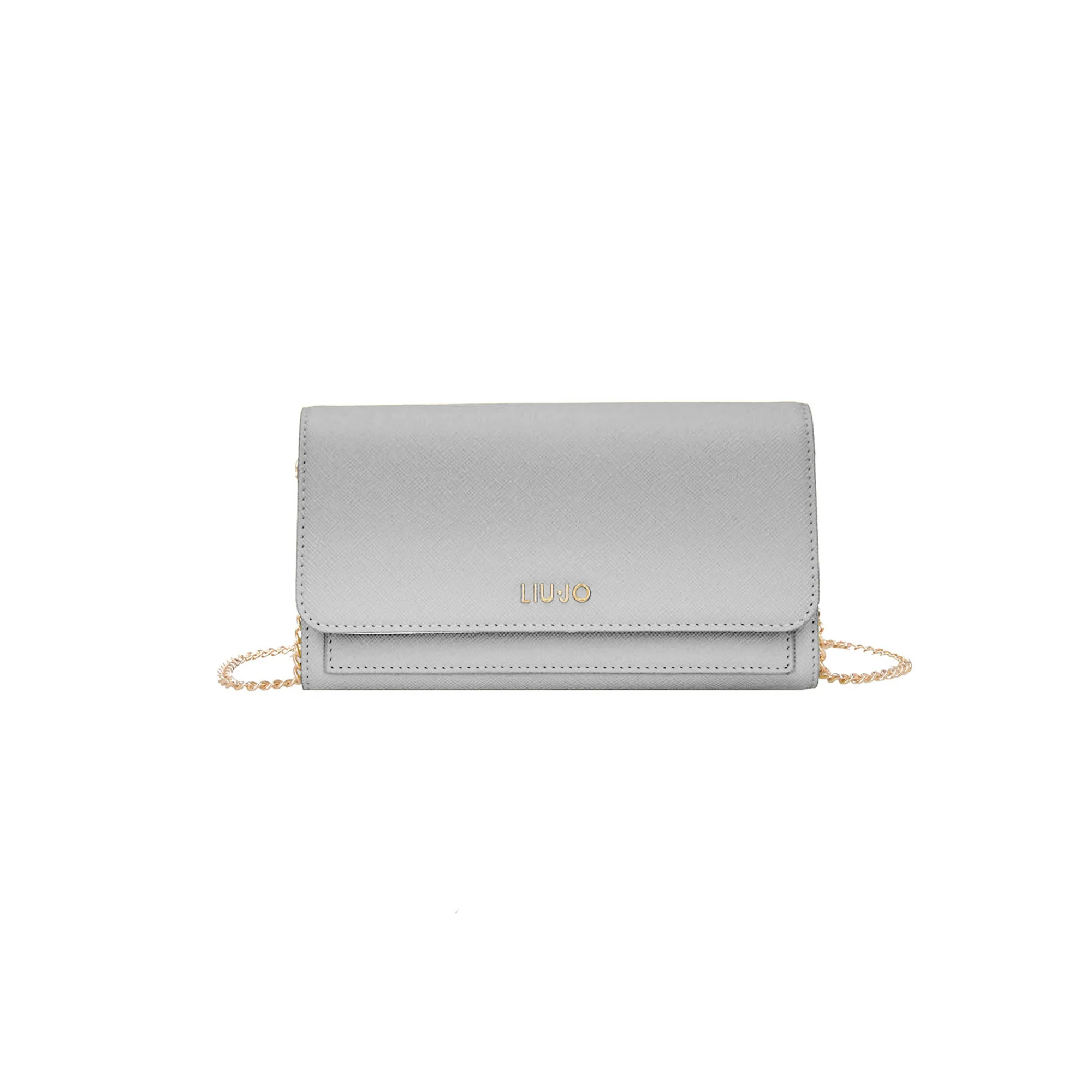 Pochette Donna con tracolla catena Argento