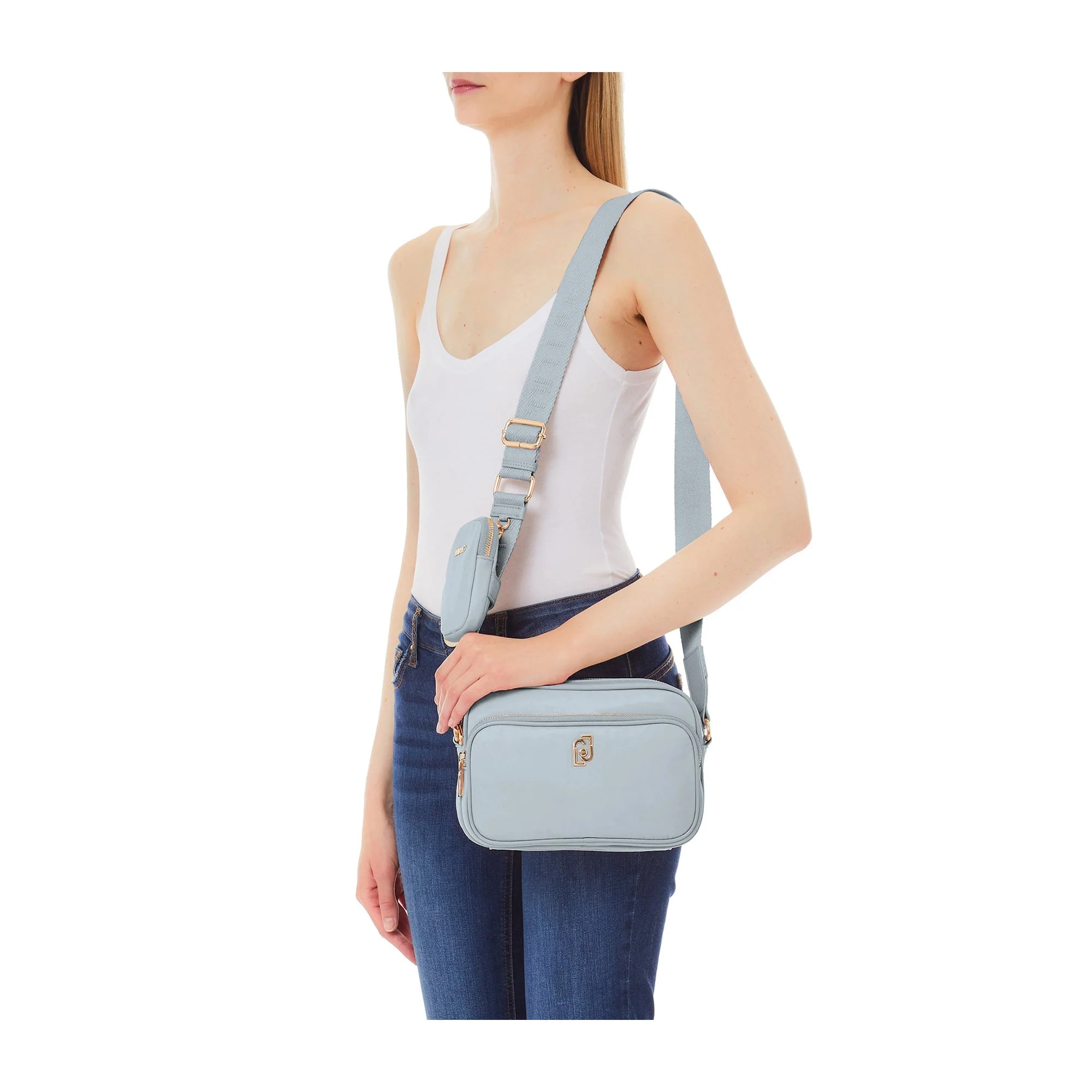 Borsa Donna Camera multi-pocket Celeste - Image 5
