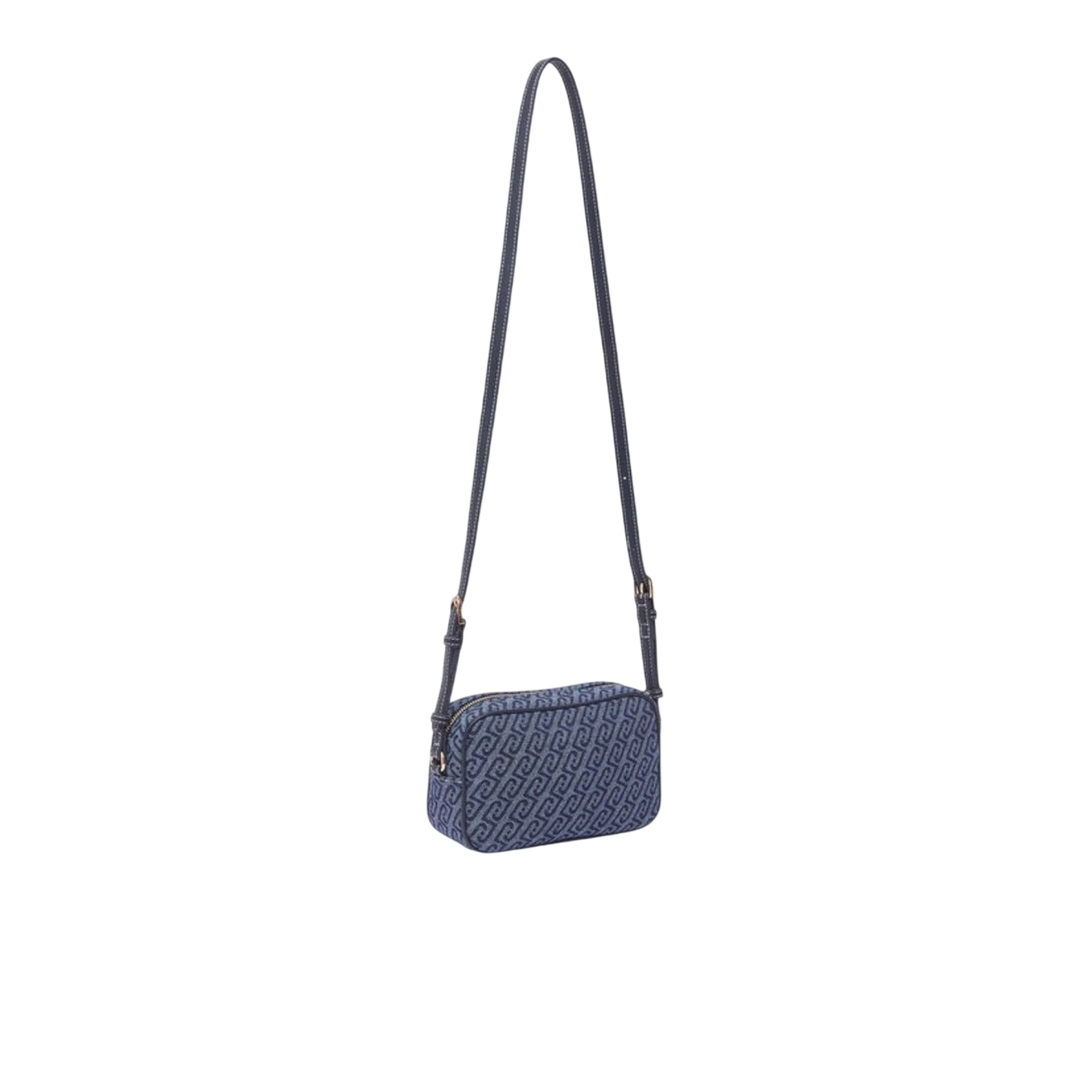 Borsa a tracolla in denim jacquard - Image 3