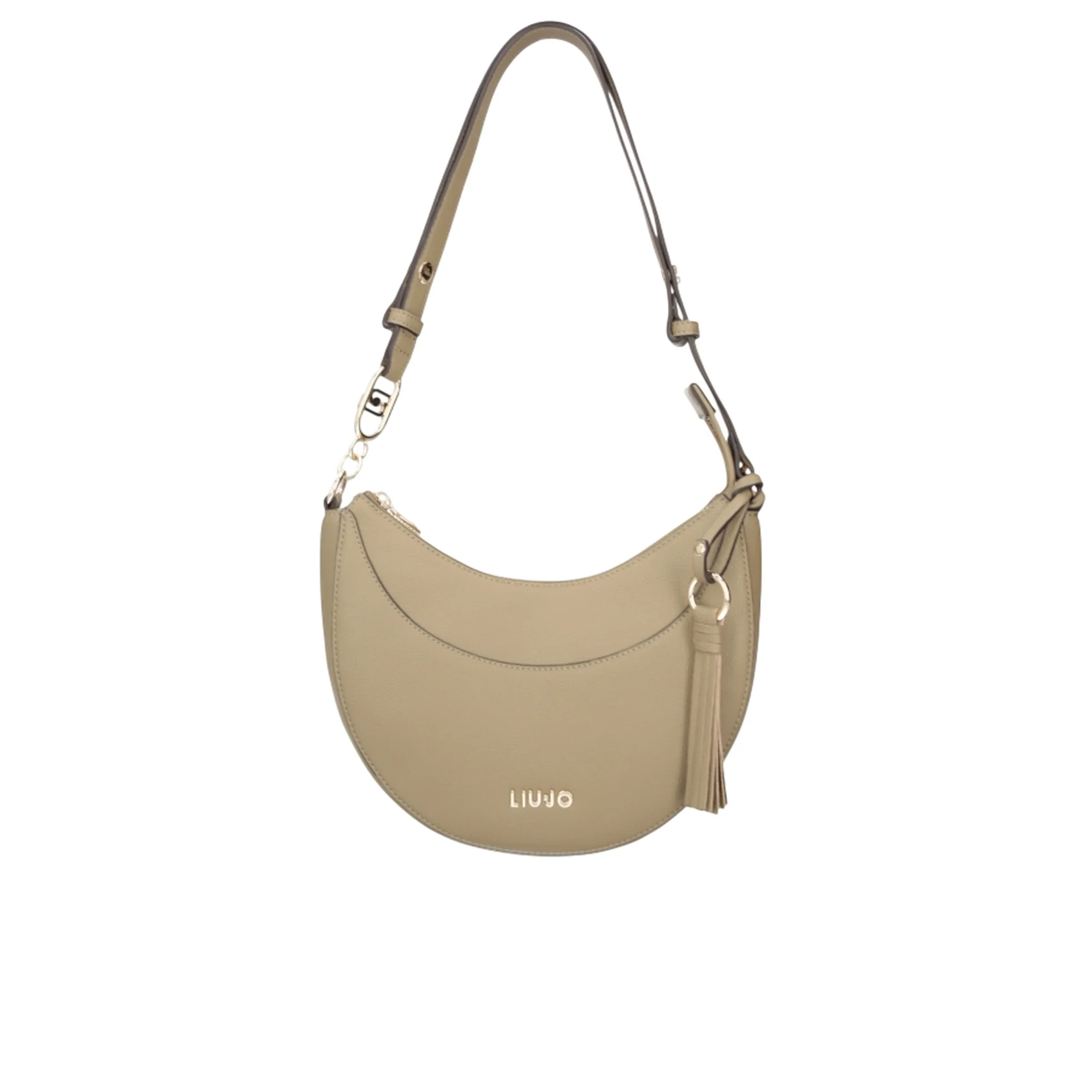 Borsa hobo media donna con charm Mud - Image 3