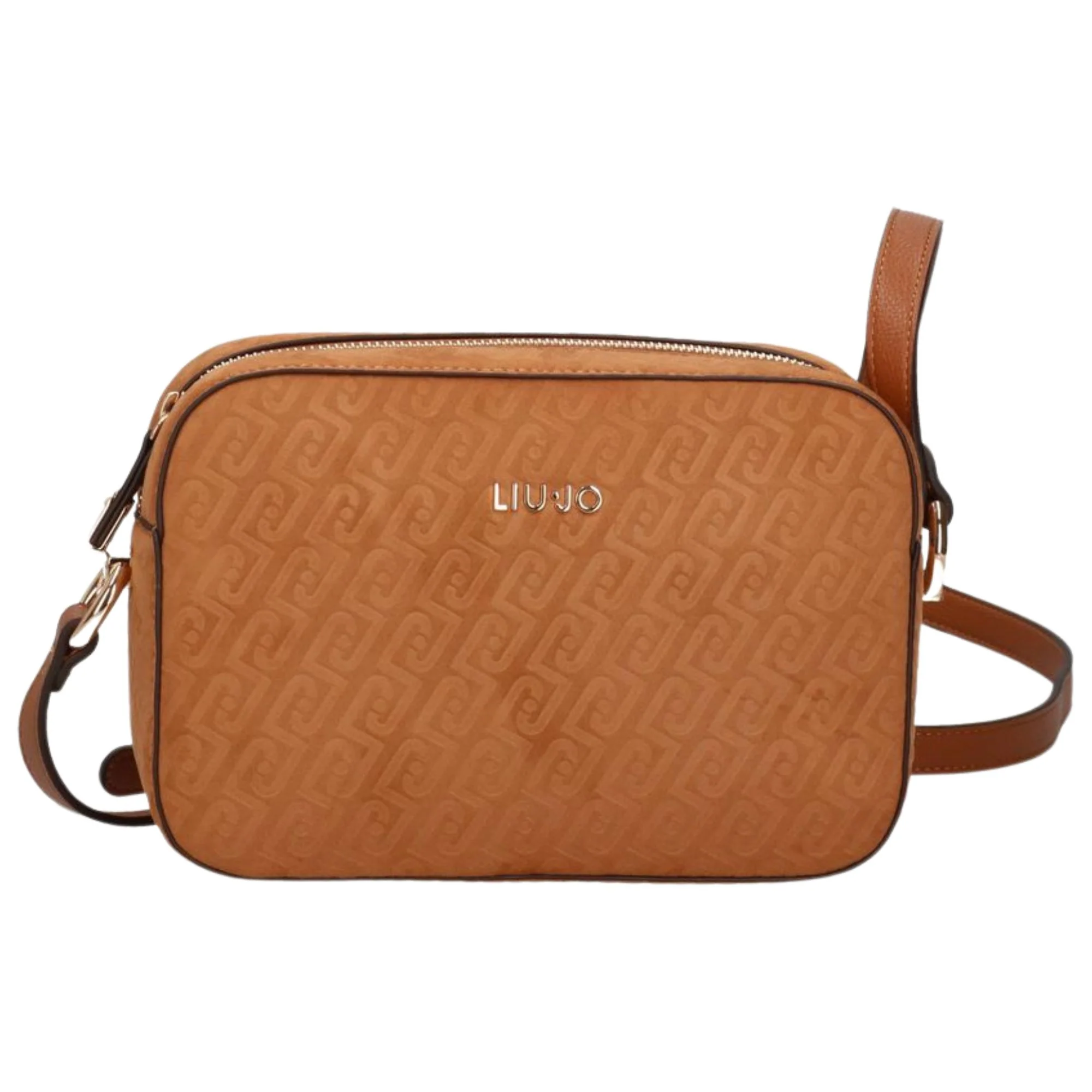 Borsa marrone a tracolla in ecopelle