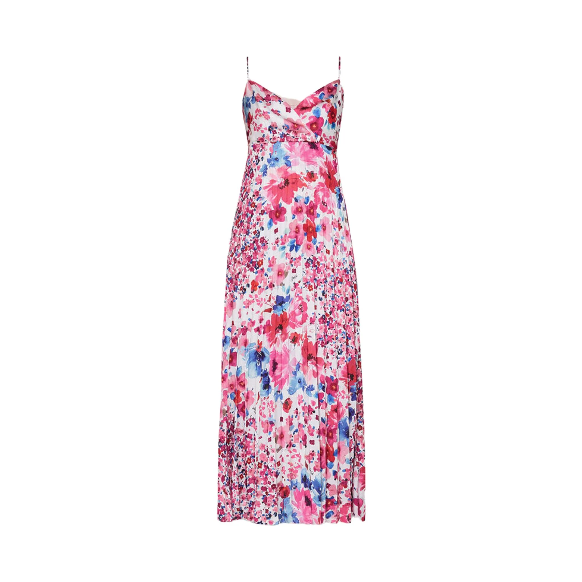 Vestito in raso stampato Donna - Stampa Foulard - Image 4