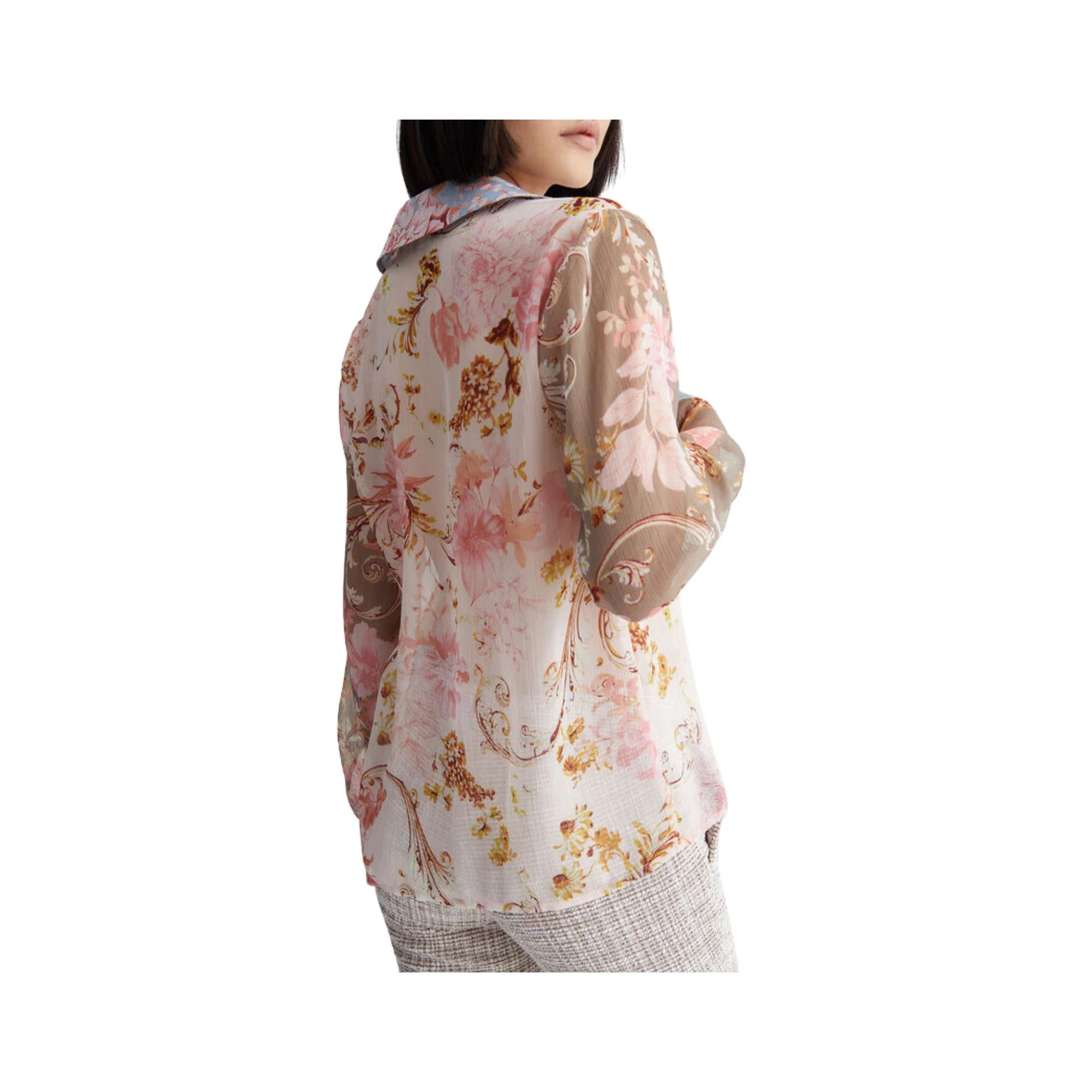 Camicia da donna con motivo floreale ecosostenibile - Image 3