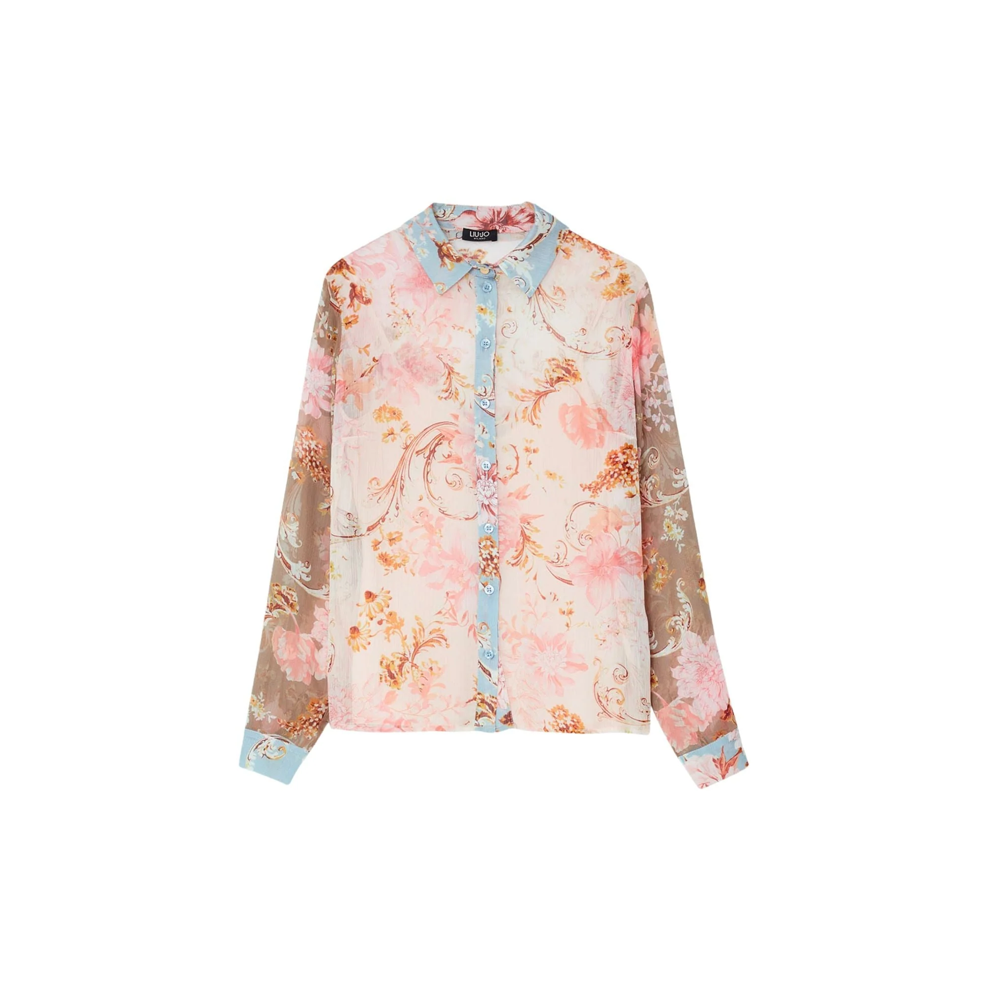 Camicia da donna con motivo floreale ecosostenibile - Image 6