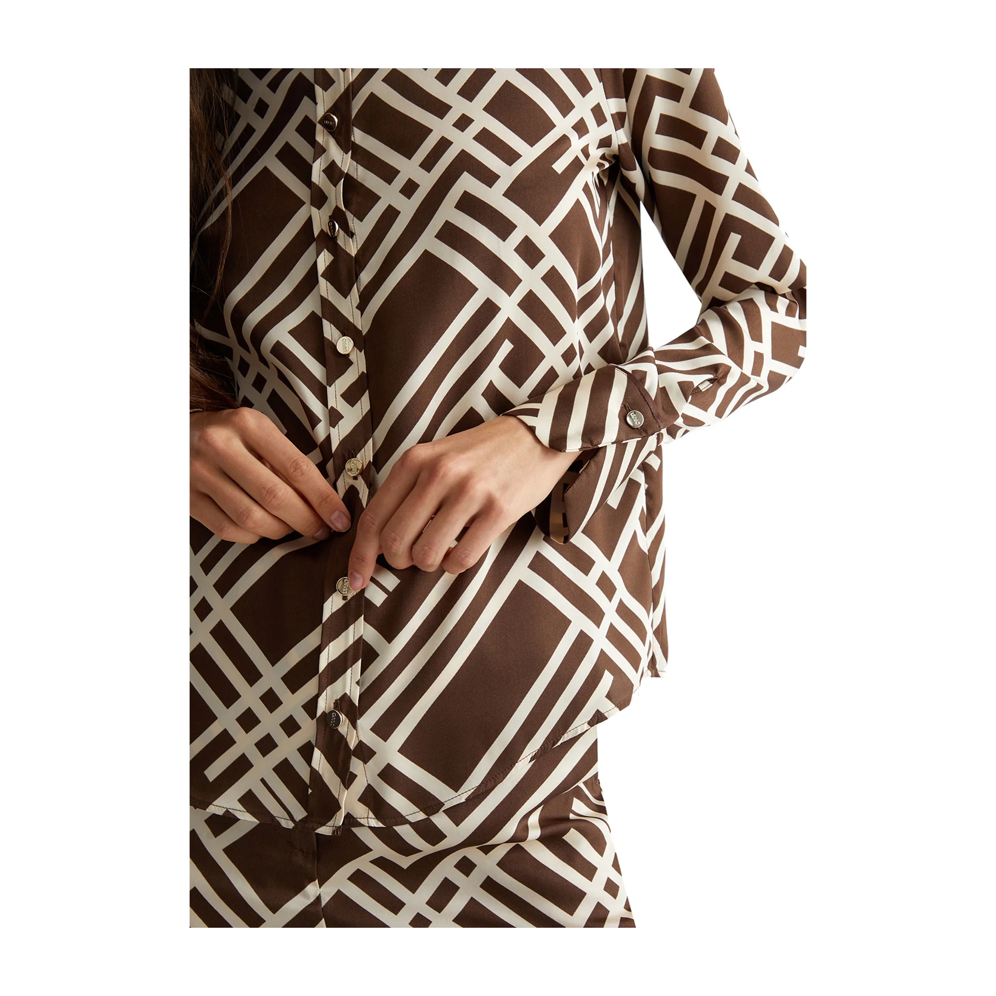 Camicia Donna con stampa check - Image 6