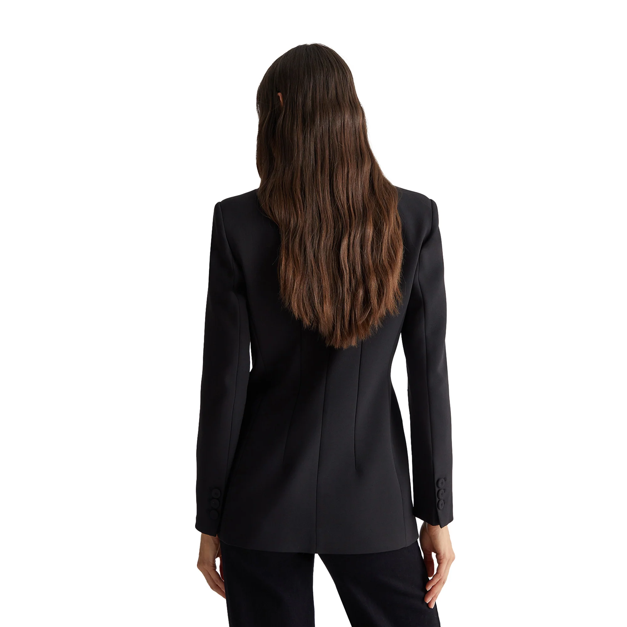 Blazer Donna doppiopetto Nero - Image 3