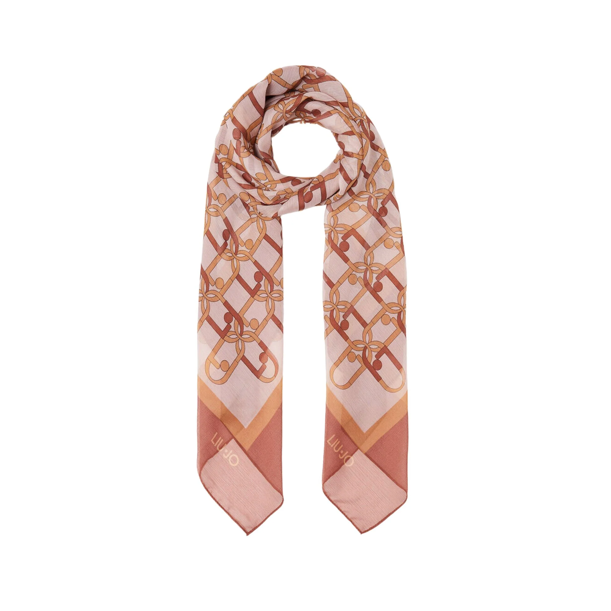 Foulard Donna in tessuto con motivo logo - Image 4