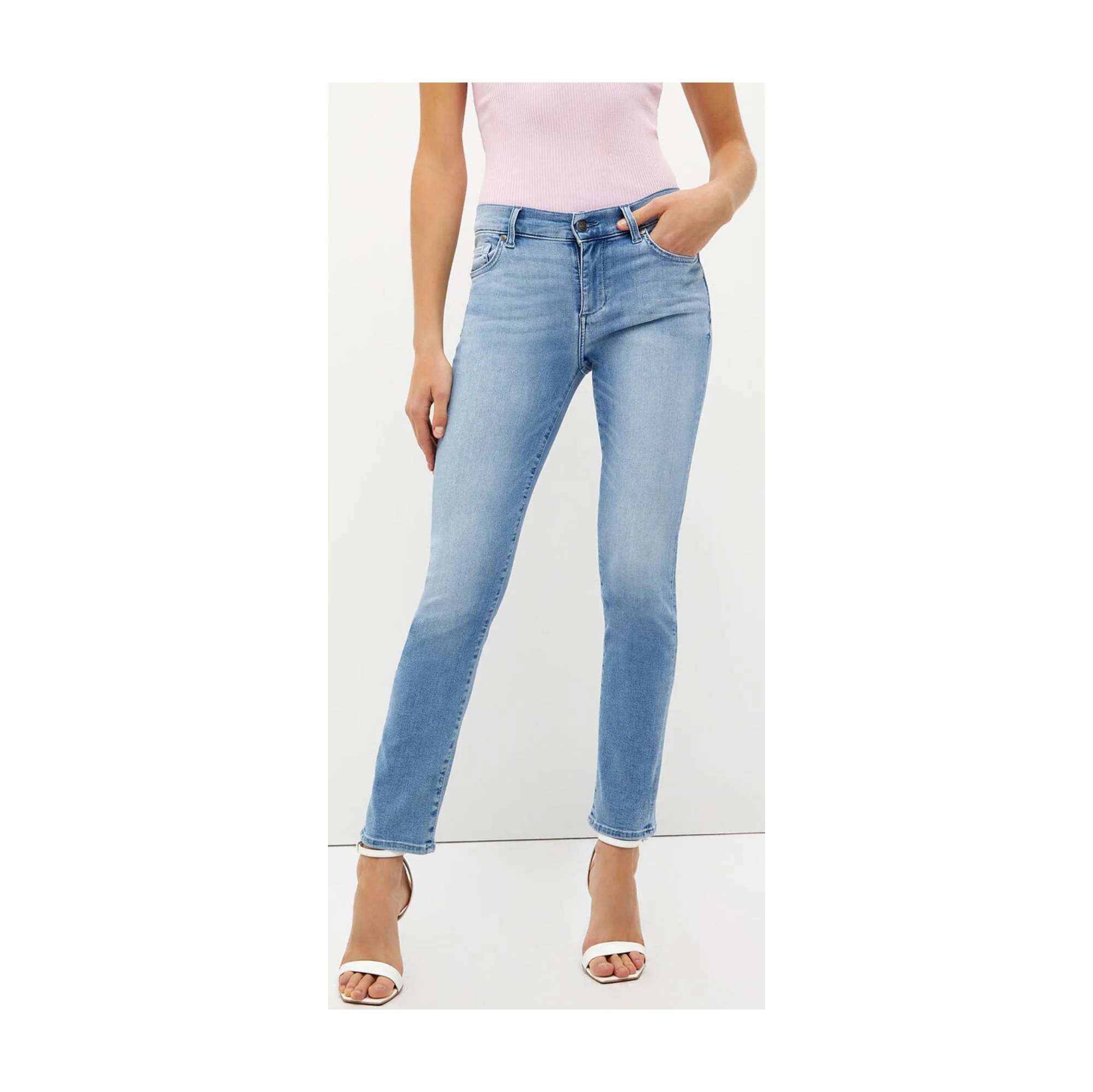 Jeans Donna slim con vita media - Image 2