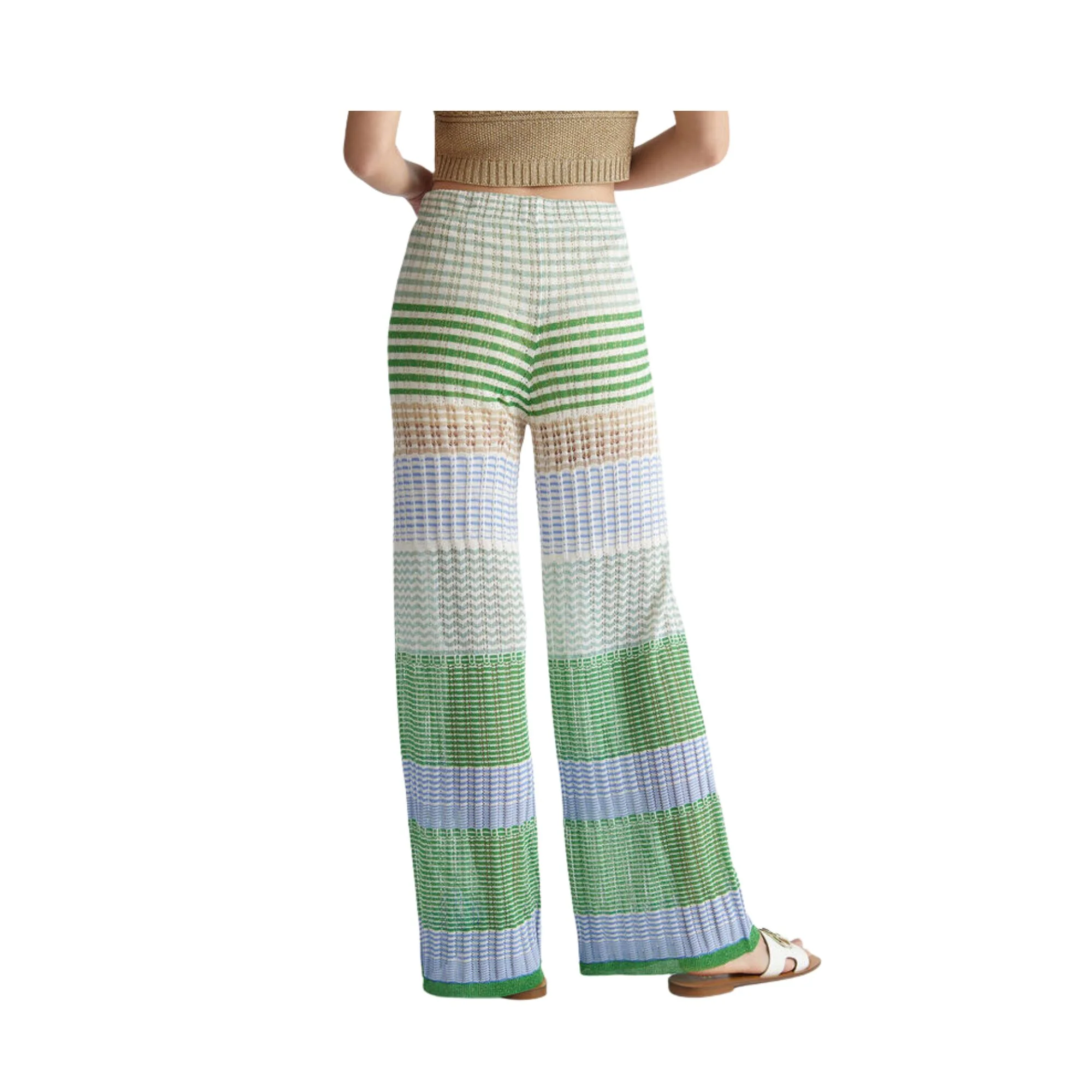 Pantalone Donna in maglia a palazzo - Image 3