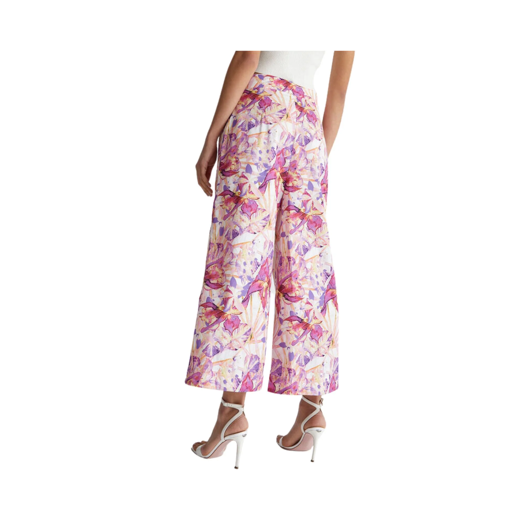 Pantalone Donna floreale ecosostenibile - Image 3