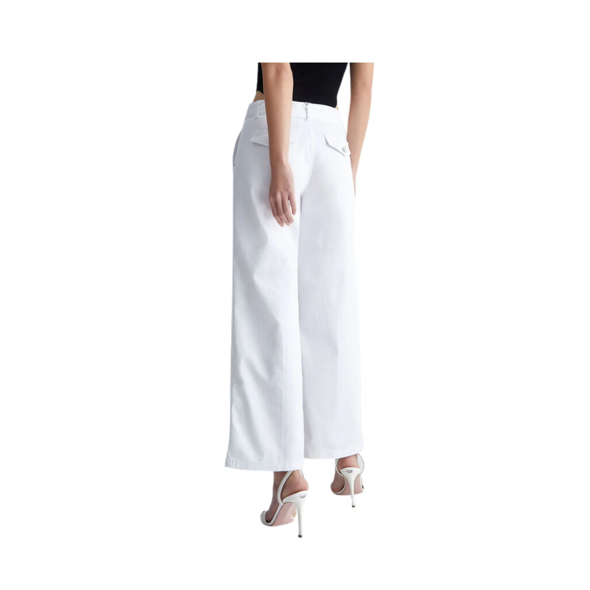Pantalone Donna con cintura con fibbia gioiello - Image 3