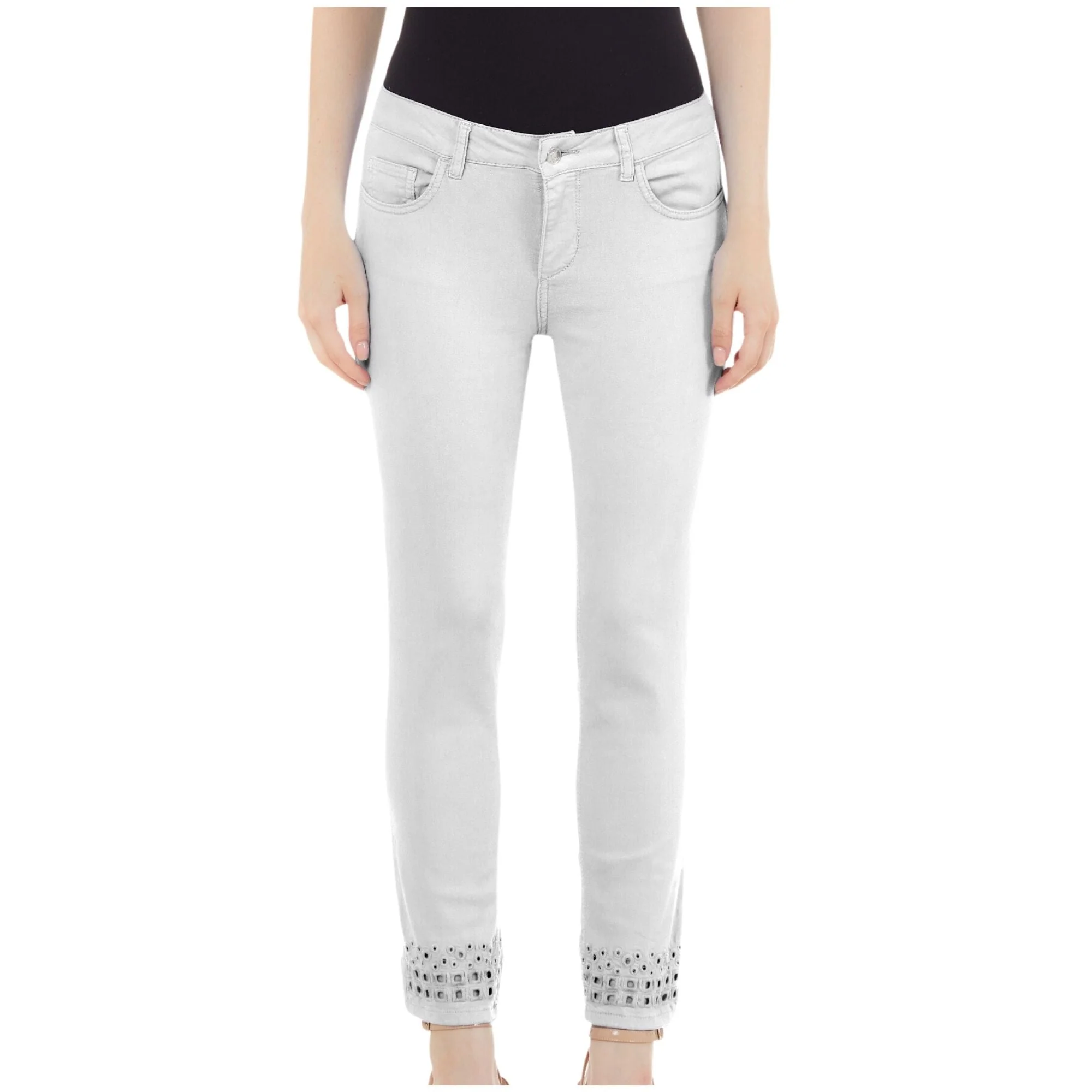 Pantaloni Donna bottom up con intagli - Image 10