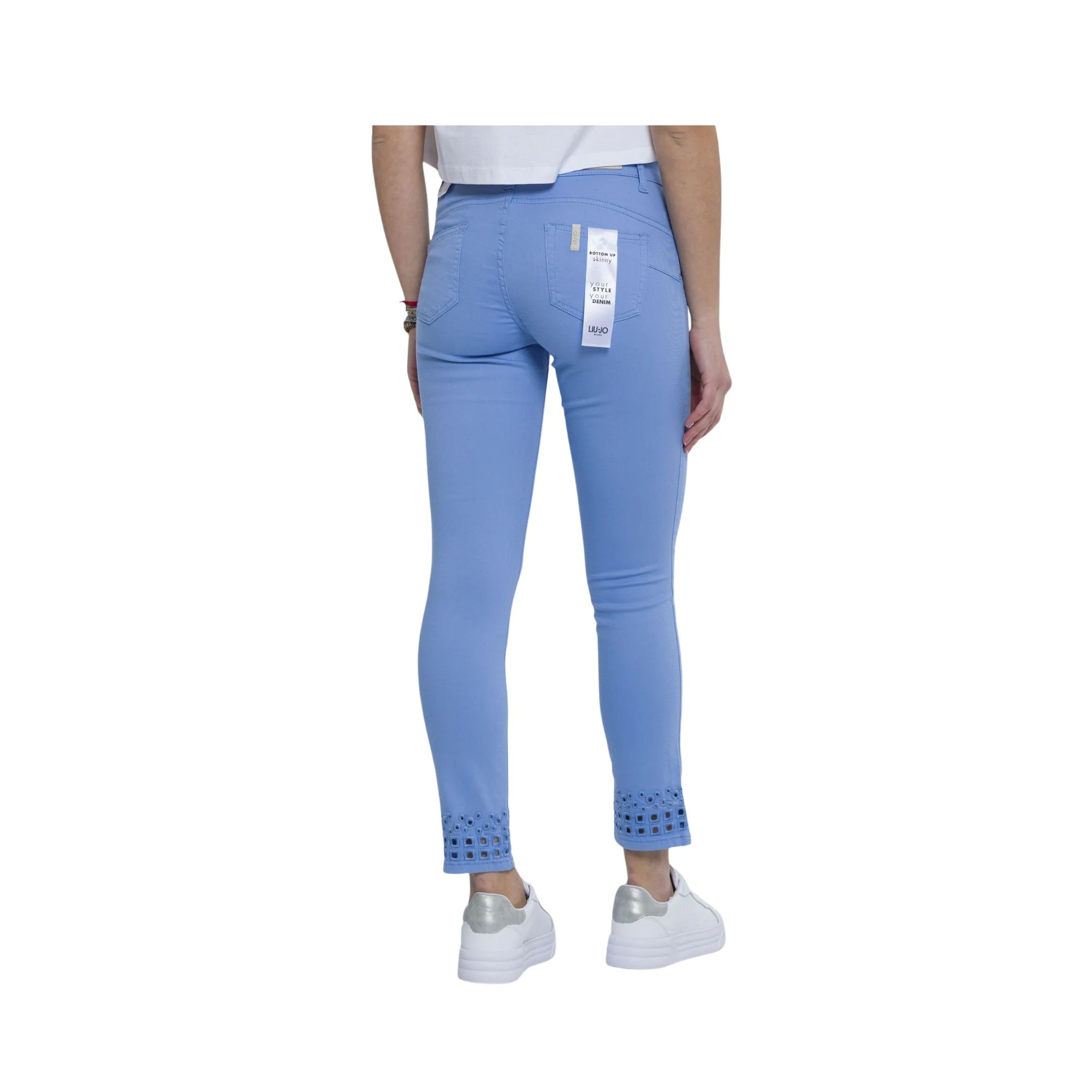 Pantaloni Donna bottom up con intagli - Image 6