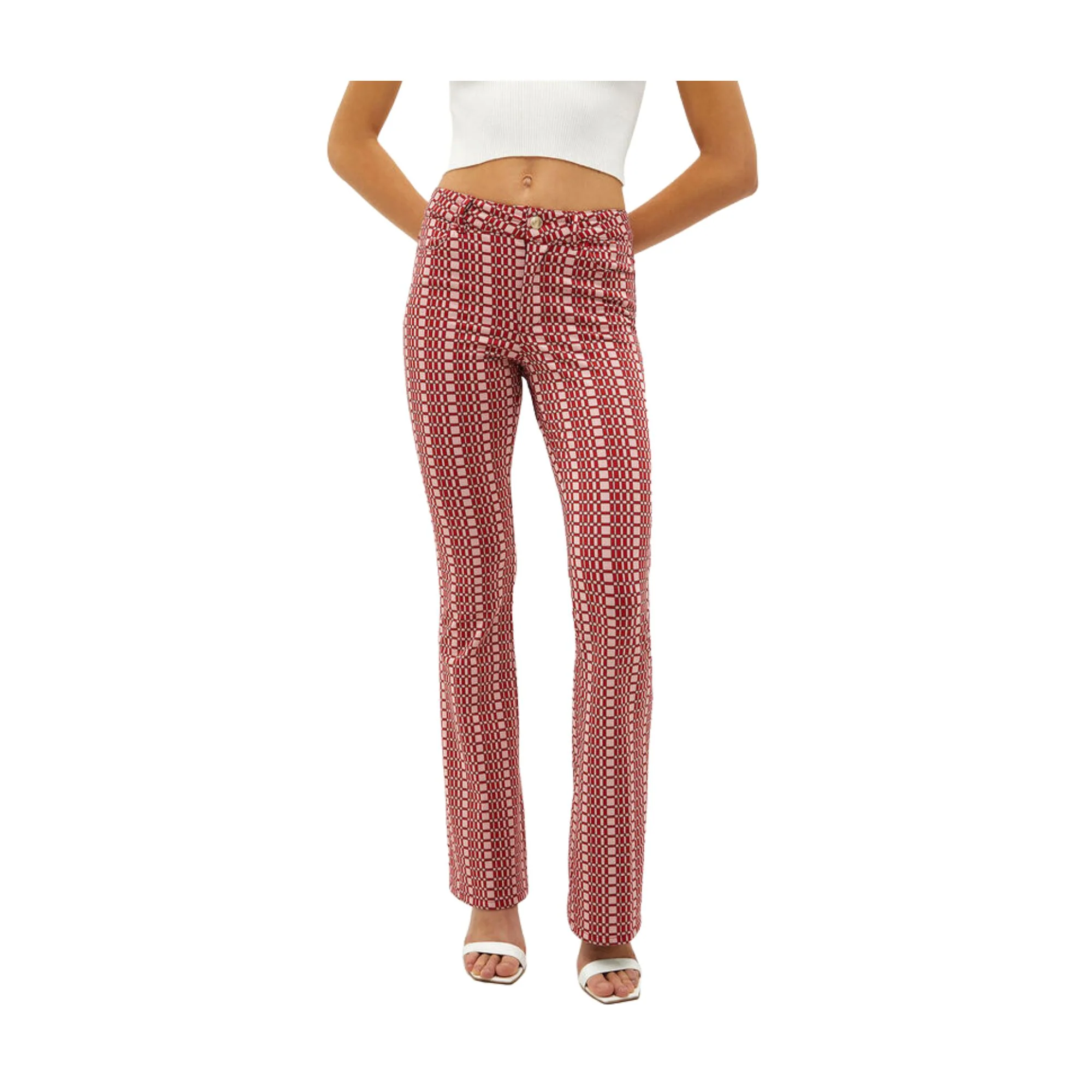 Pantalone Donna con motivo optical - Image 2