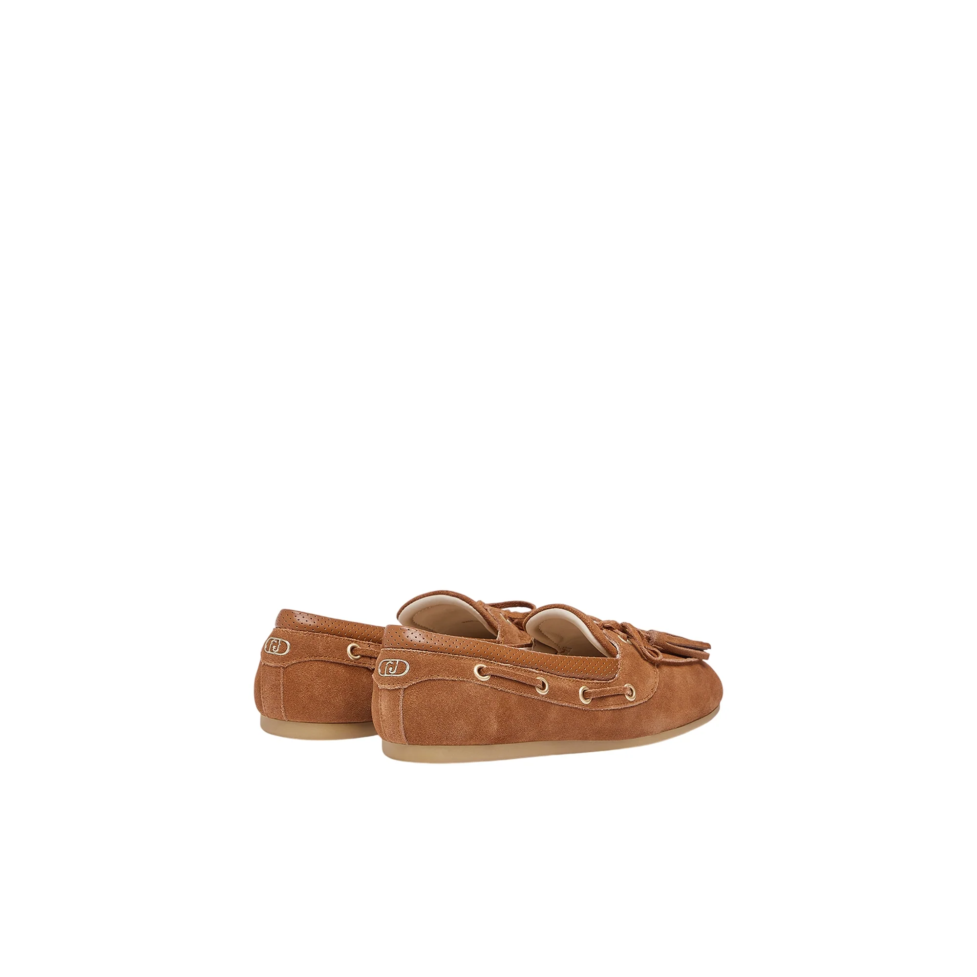 Mocassini Donna in suede con nappine marrone - Image 3