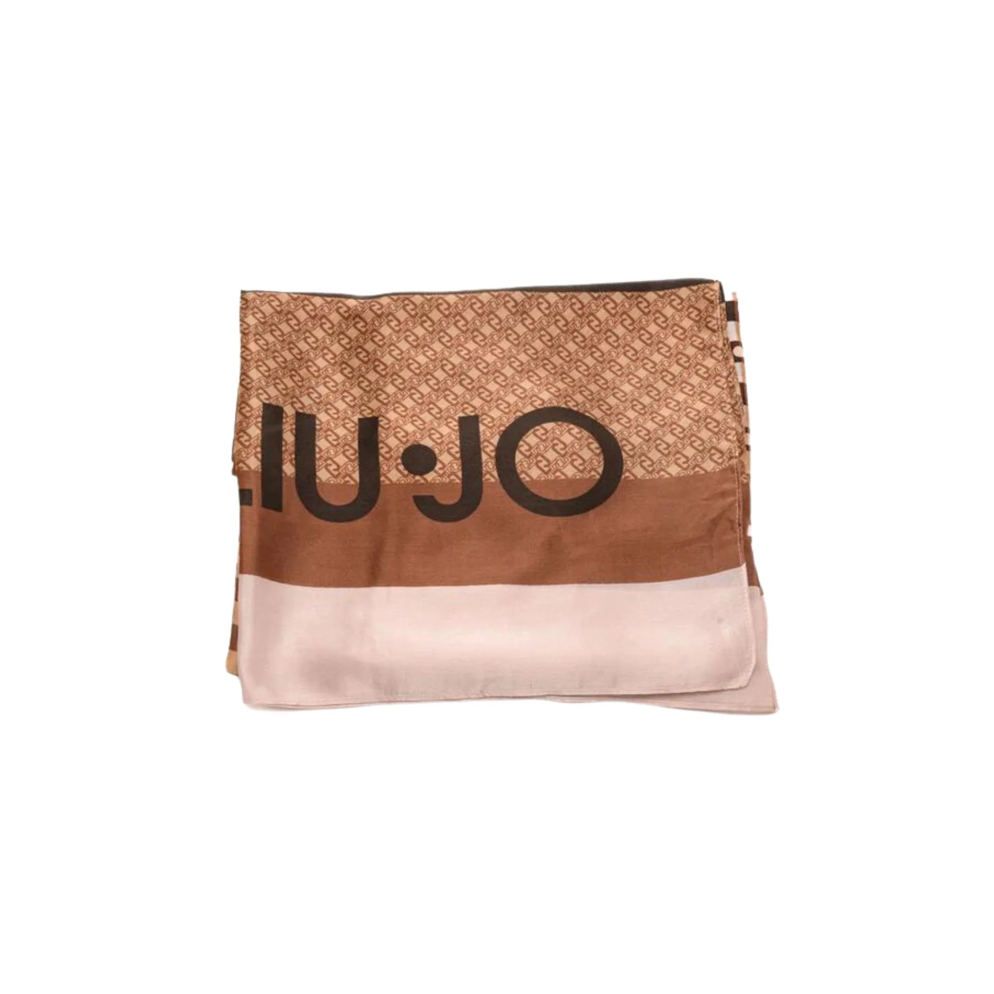 Pashmina Donna stampa geometrica con logo - Image 2
