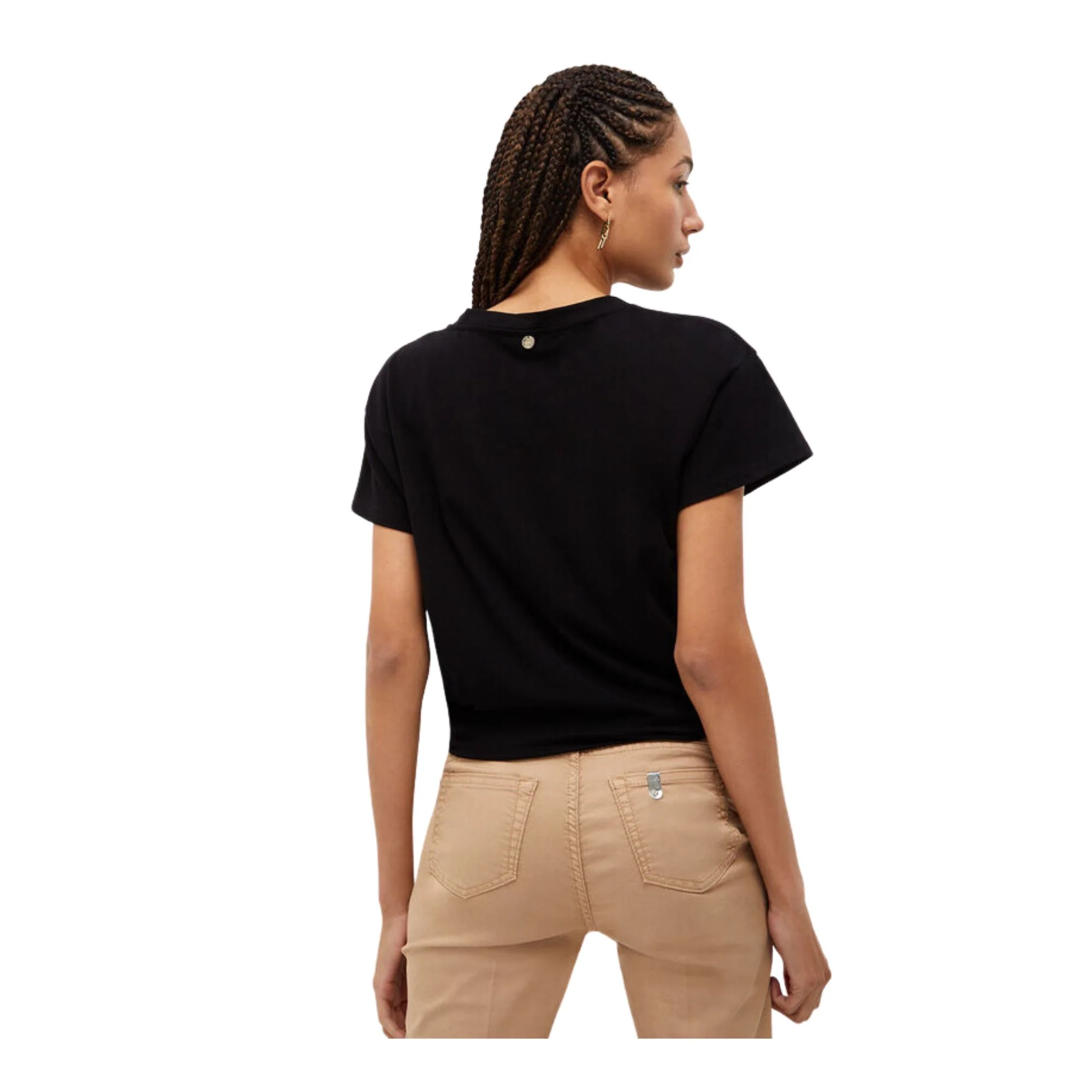 T-shirt Donna con foulard con nodo - Image 7