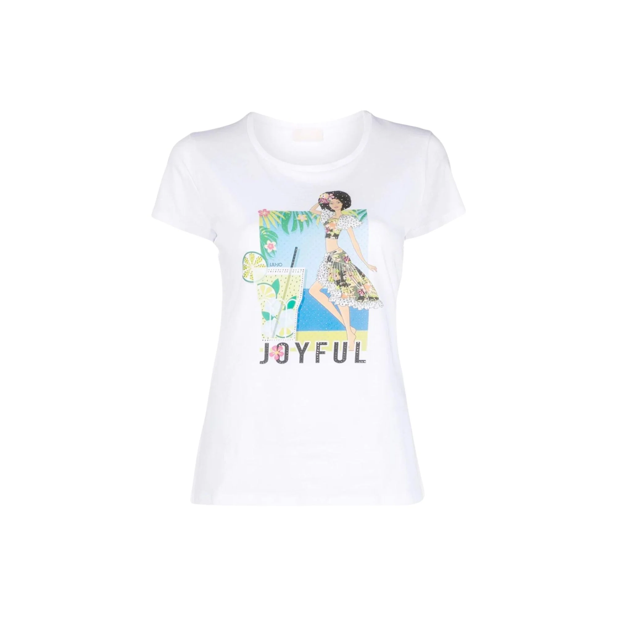 T-shirt Donna con stampa sul petto