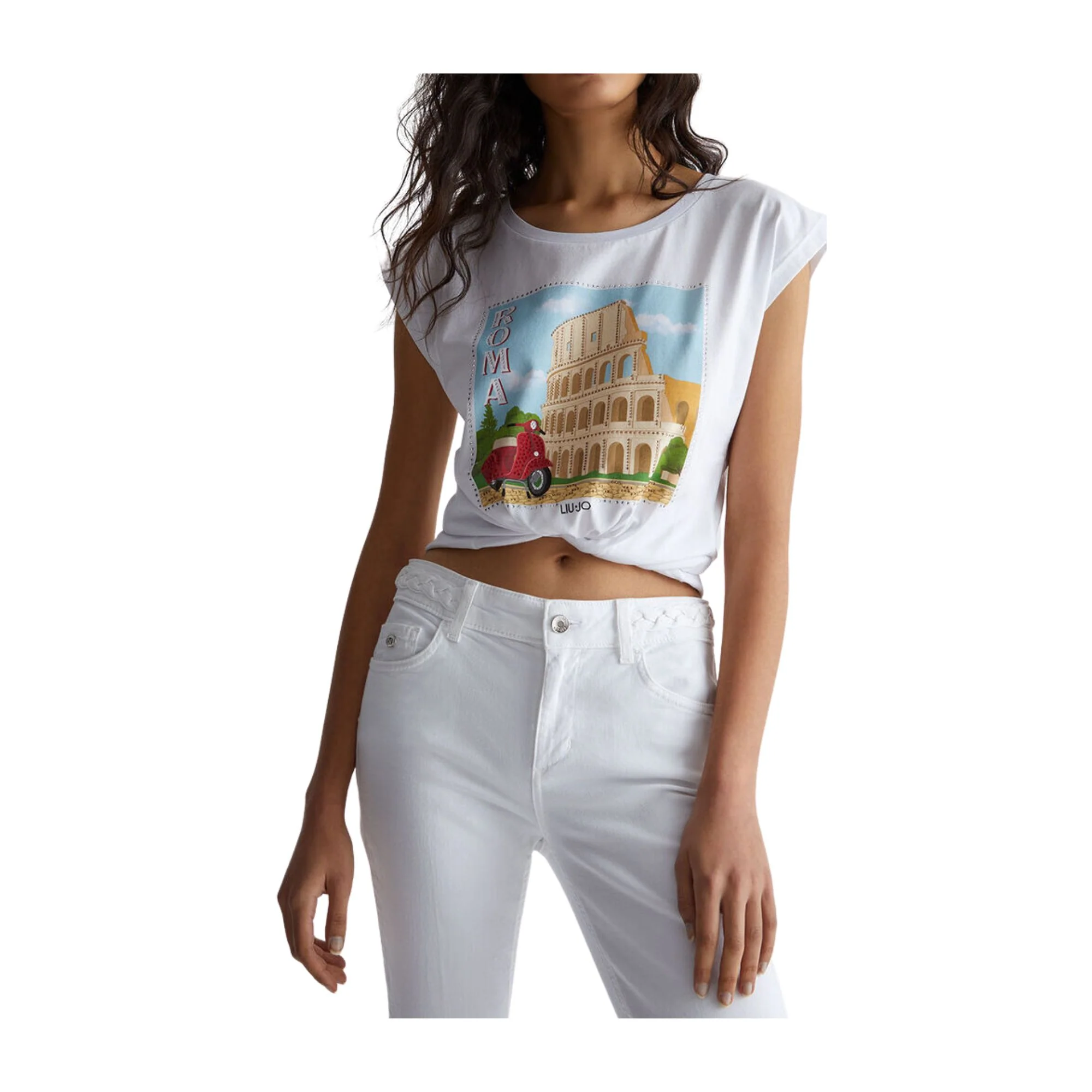 T-shirt Donna con stampa Roma - Image 2