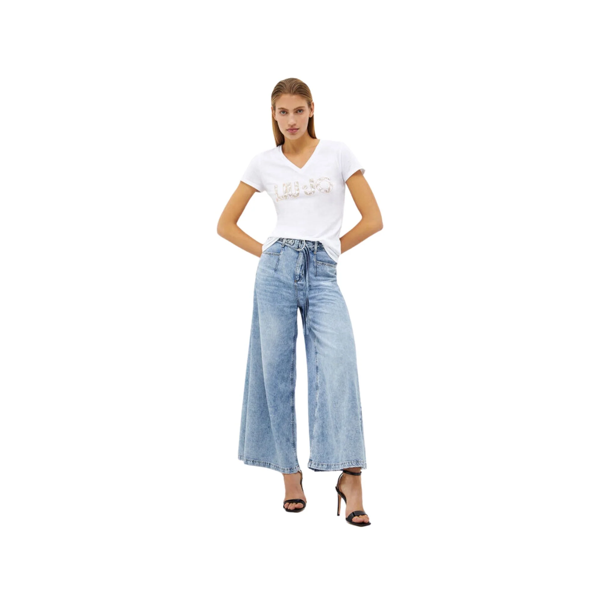 T-shirt Donna con logo lettering - Image 9