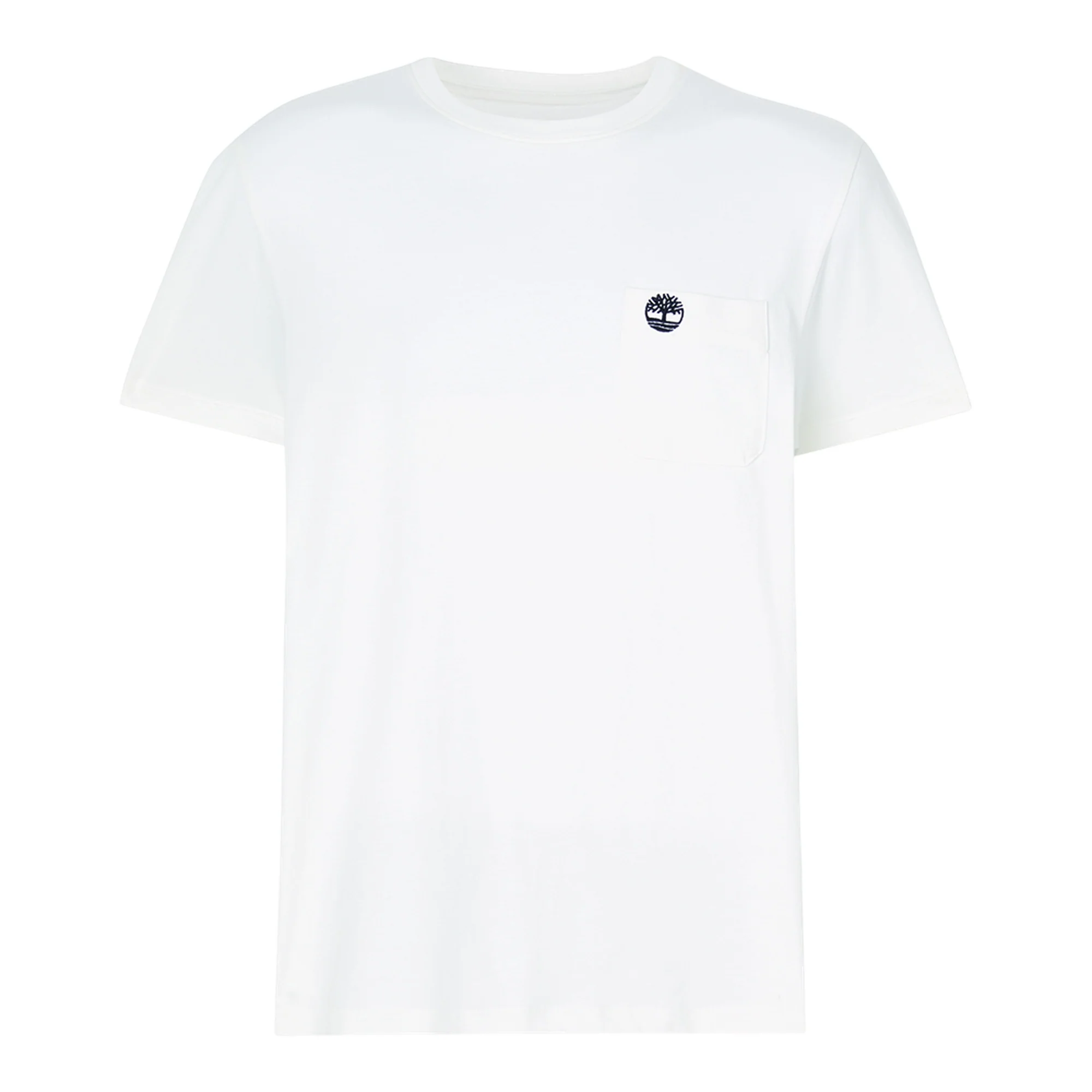 T-shirt Uomo con taschino Dunstan River Bianco