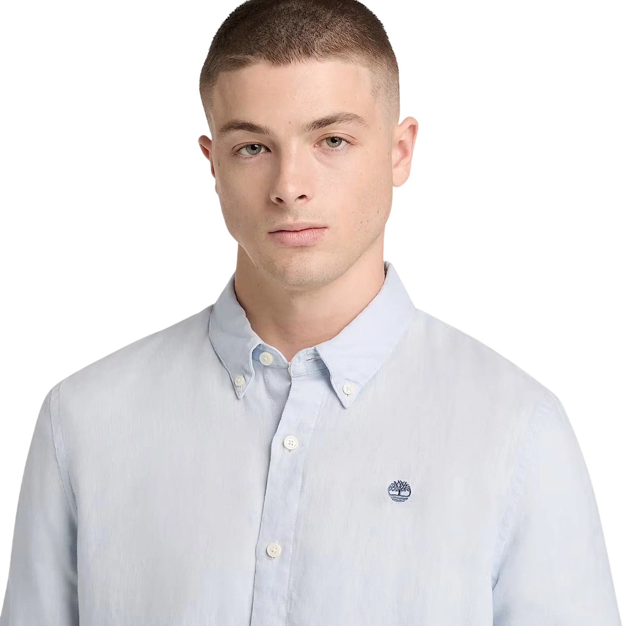 Camicia Uomo in lino Mill Brook Grigio - Image 4