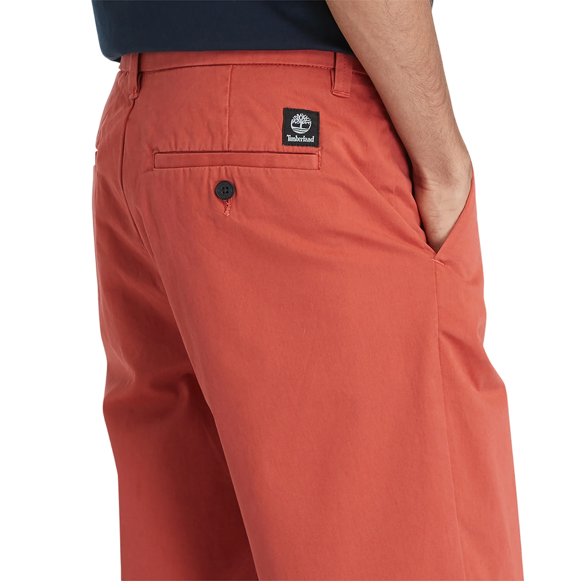 Bermuda Chino Uomo in Twill Claremont Rosso - Image 3
