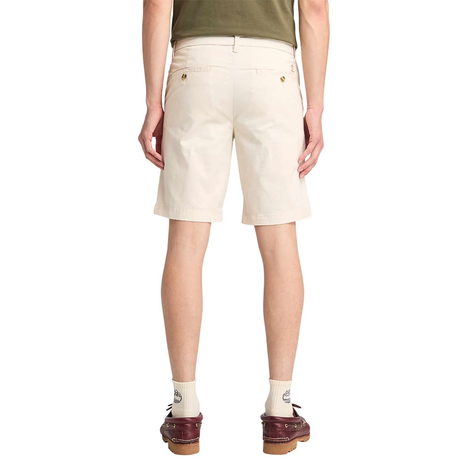 Bermuda Uomo in Twill Claremont Bianco - Image 2