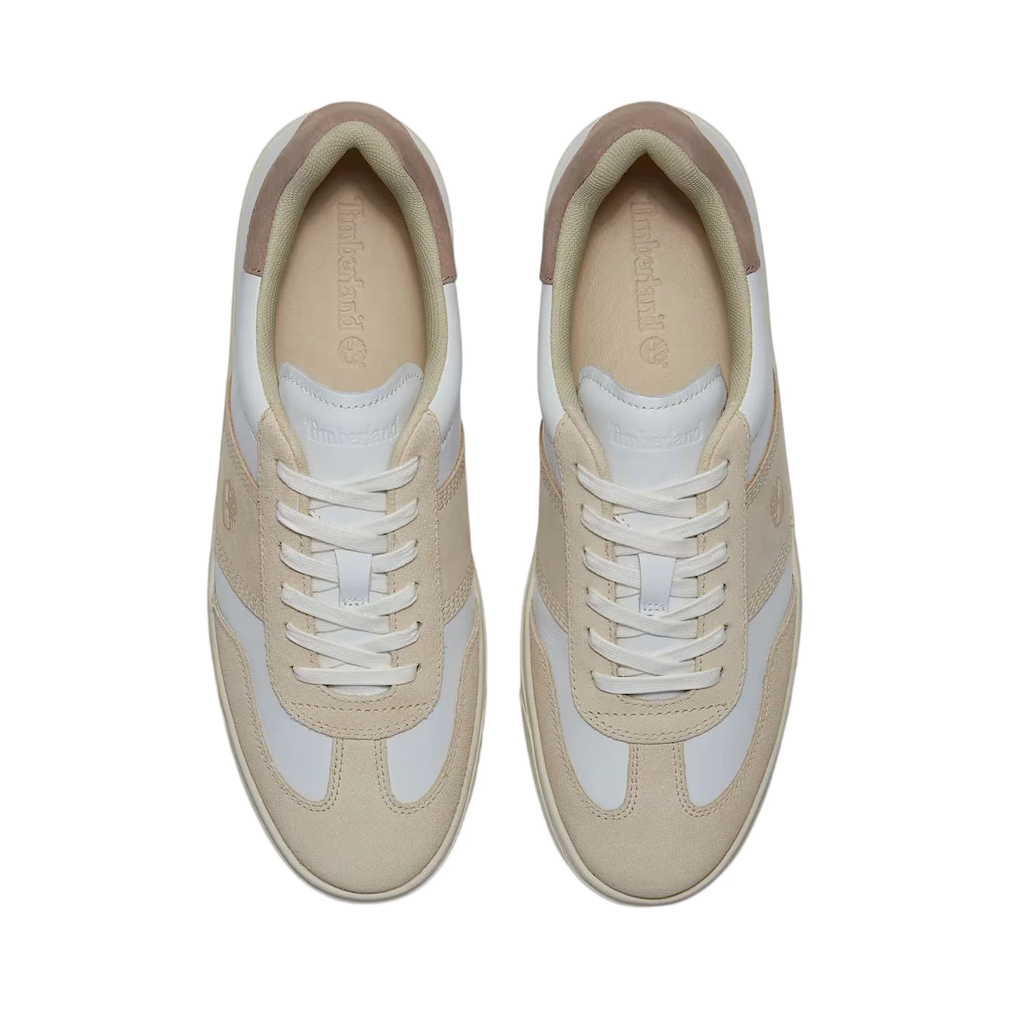 Sneaker Lisbon Street da uomo in bianco e crema - Image 2