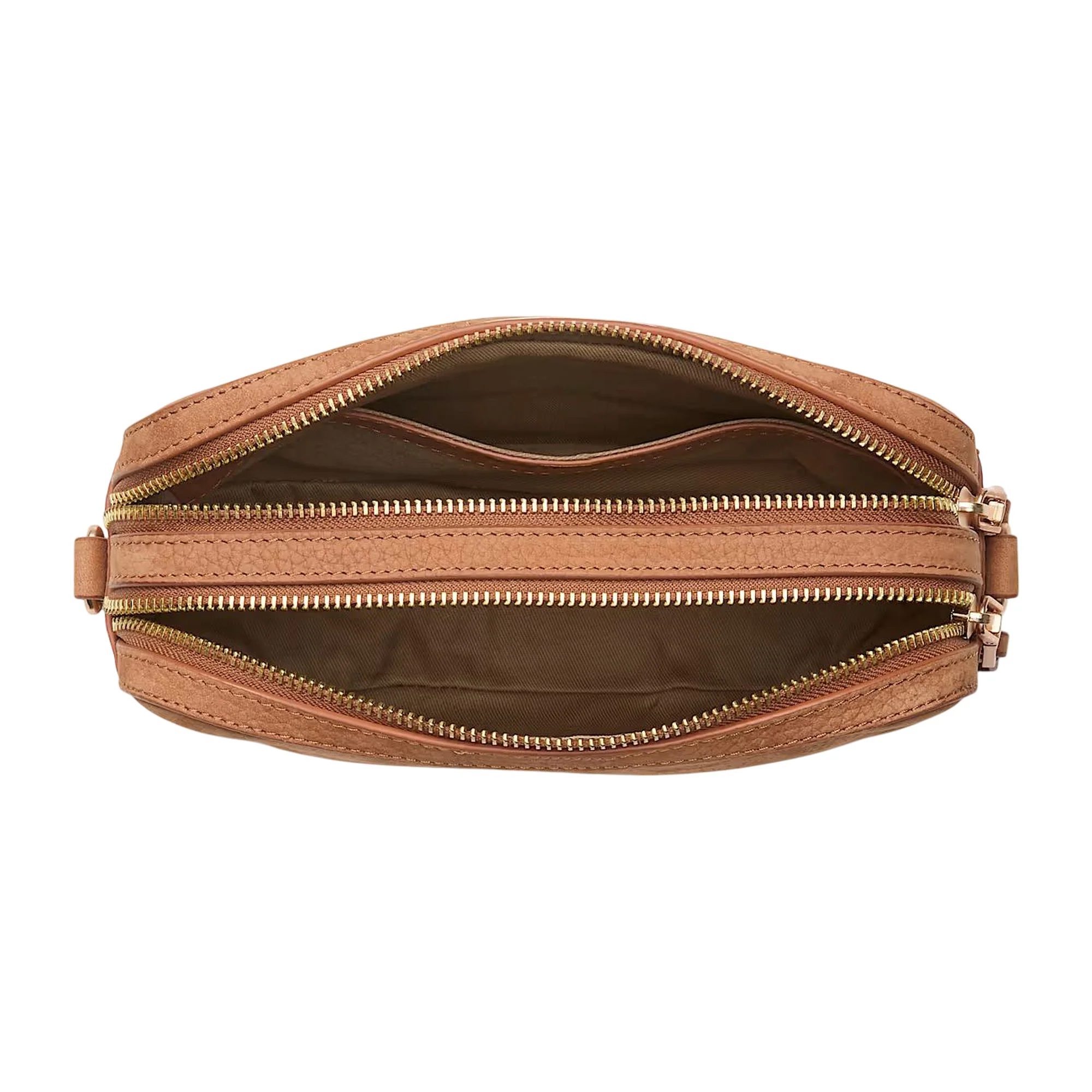 Borsa a tracolla Donna in morbida pelle marrone - Image 3