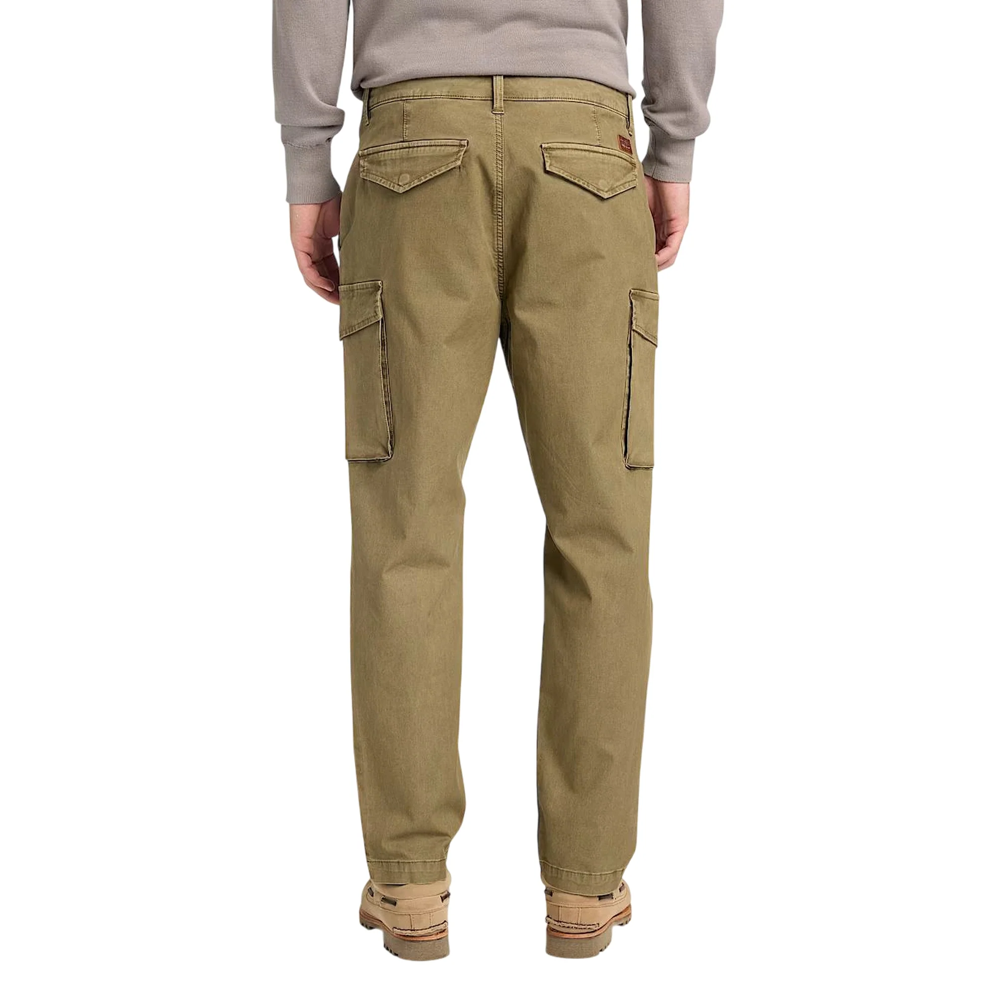 Pantaloni cargo Bedford da uomo in verde - Image 4