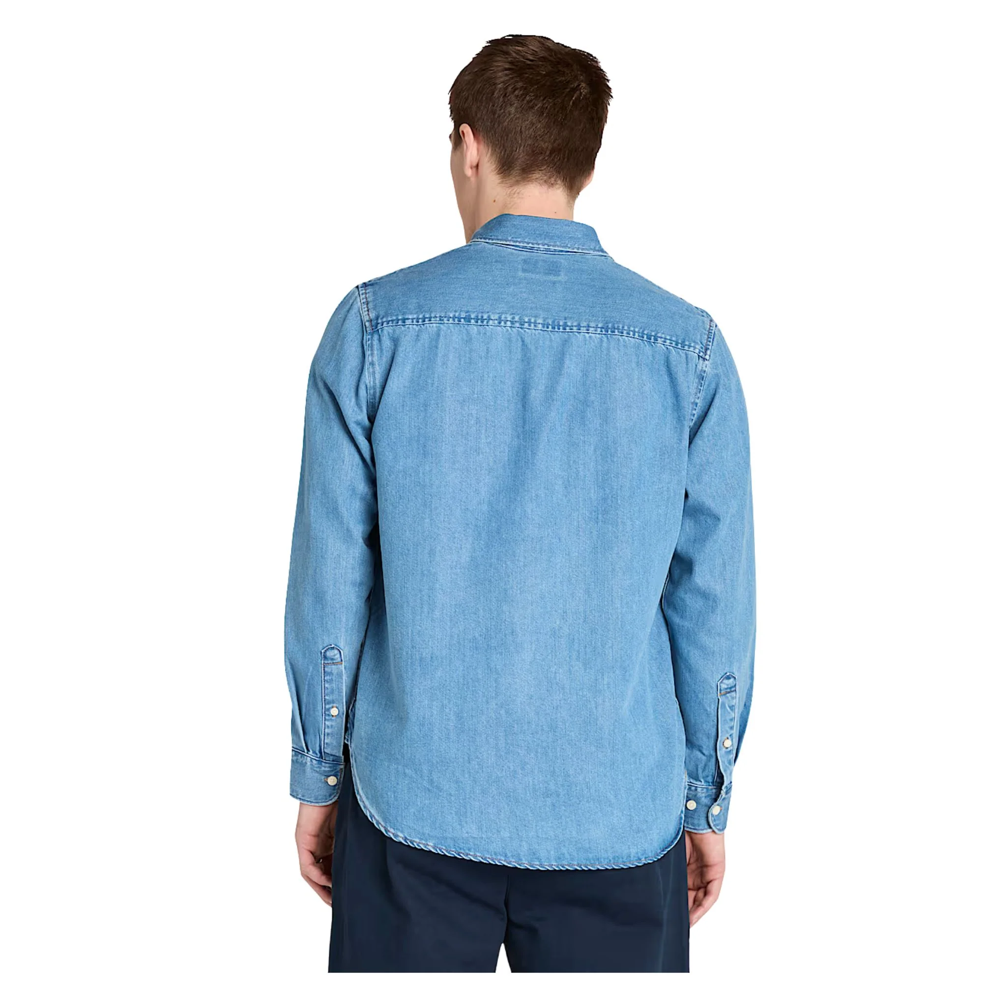 Camicia Uomo in denim con bottoni - Image 3