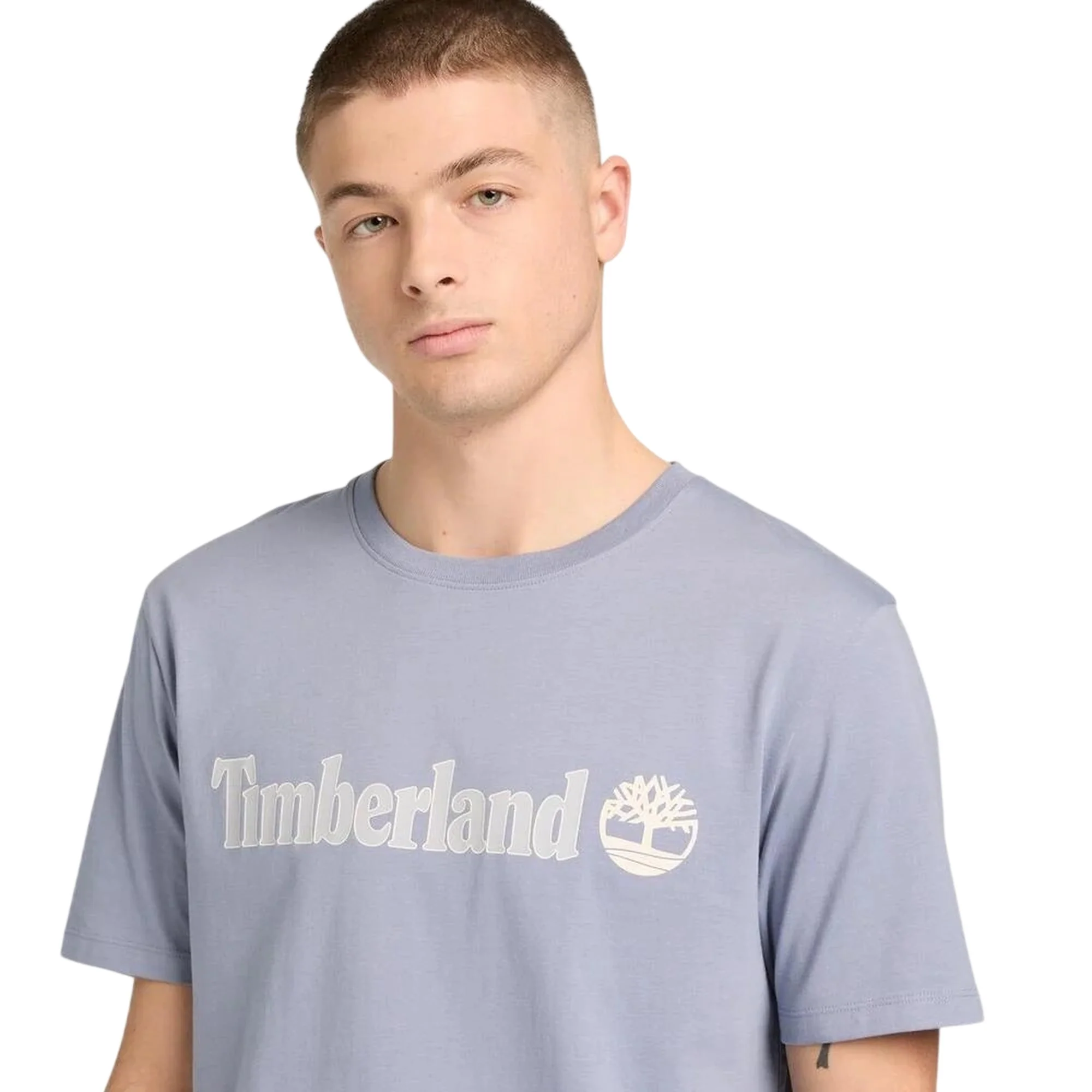 T-shirt Uomo Kennebec Grigio con logo lineare - Image 4