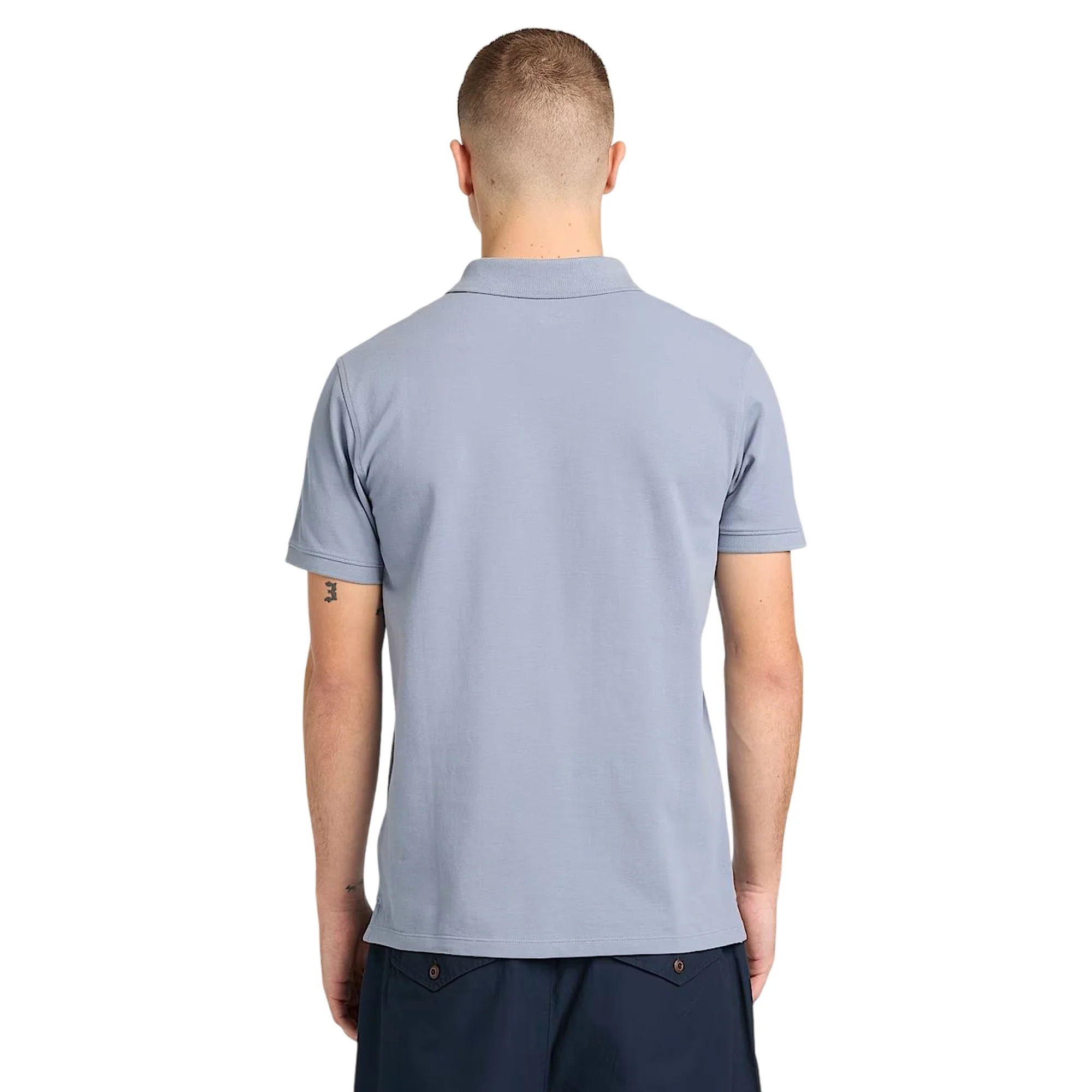 Polo Uomo azzurra MILLERS RIVER Short Sleeve - Image 3