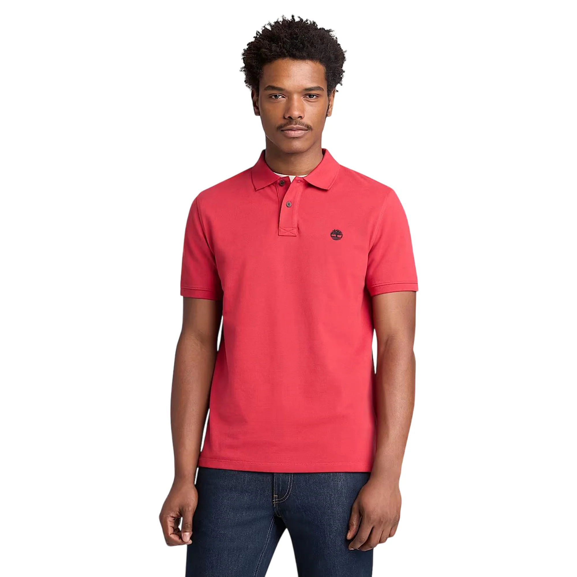 TIMBERLAND Polo Rossa MILLERS RIVER in piqué - Image 2