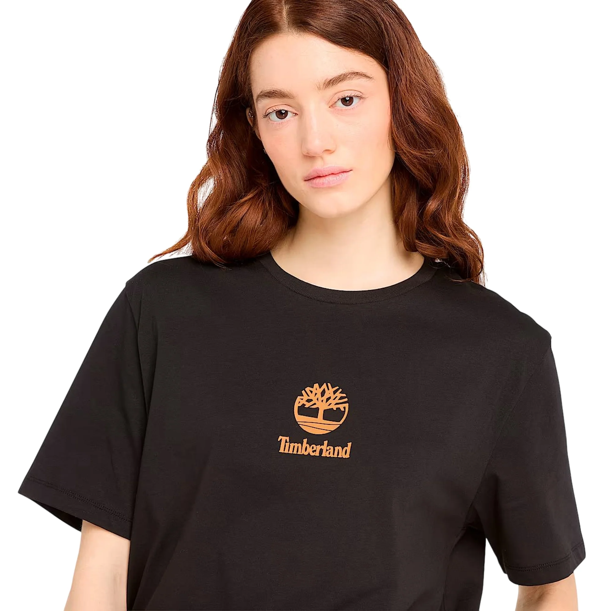 T-shirt Unisex Nera con piccolo logo stampato - Image 5