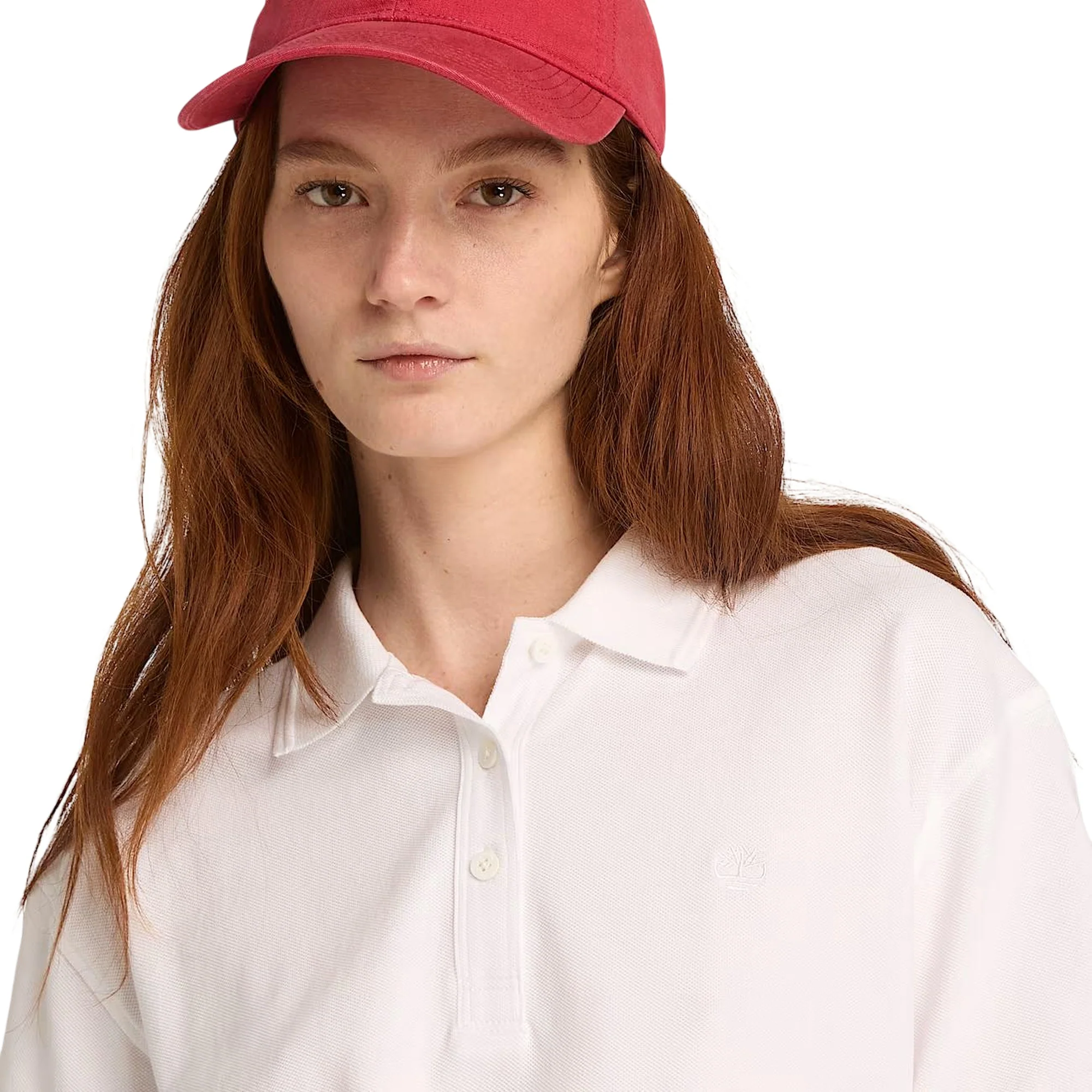 Polo in Piqué da Donna bianca - Image 4