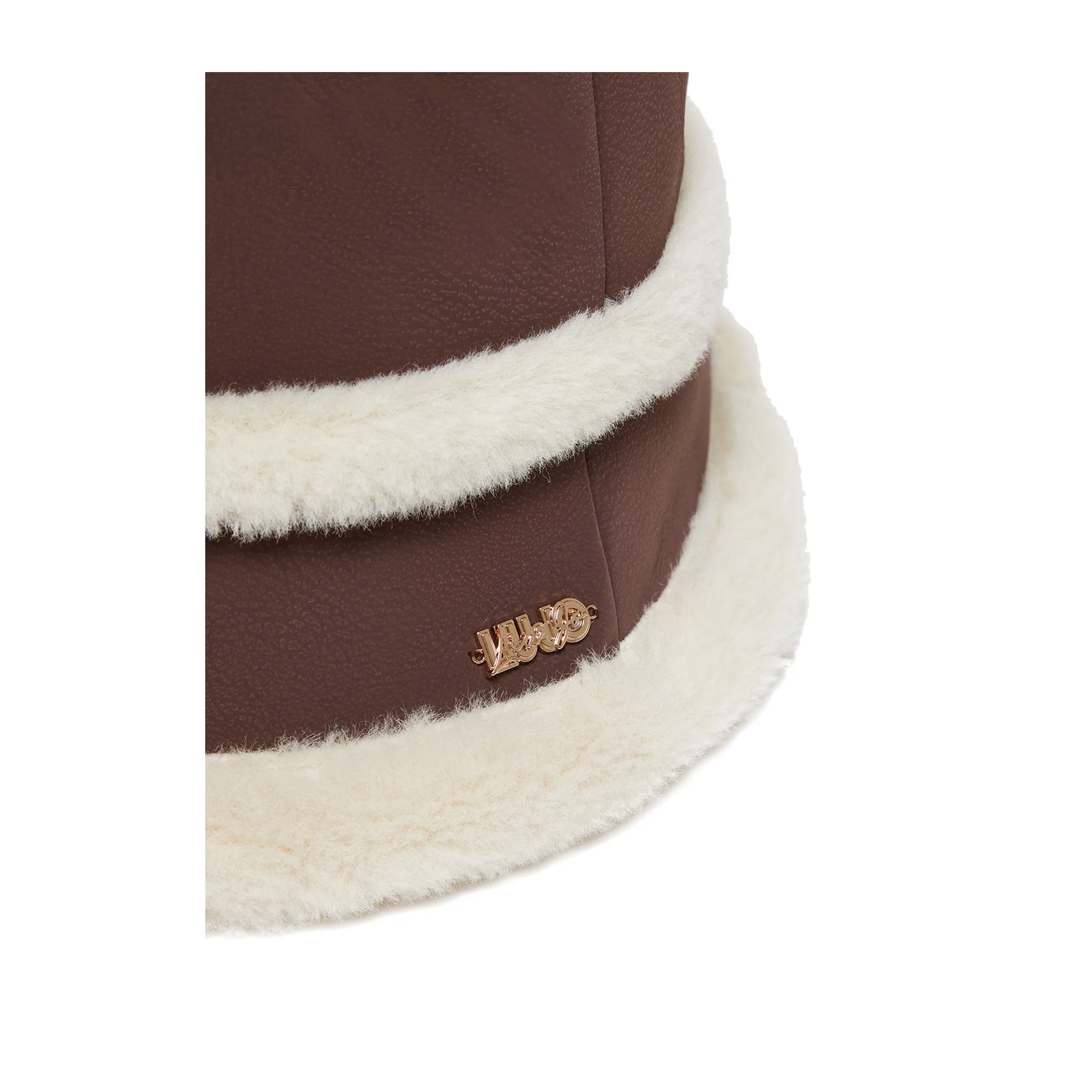 Cappello bucket in tessuto spalmato Marrone - Image 3