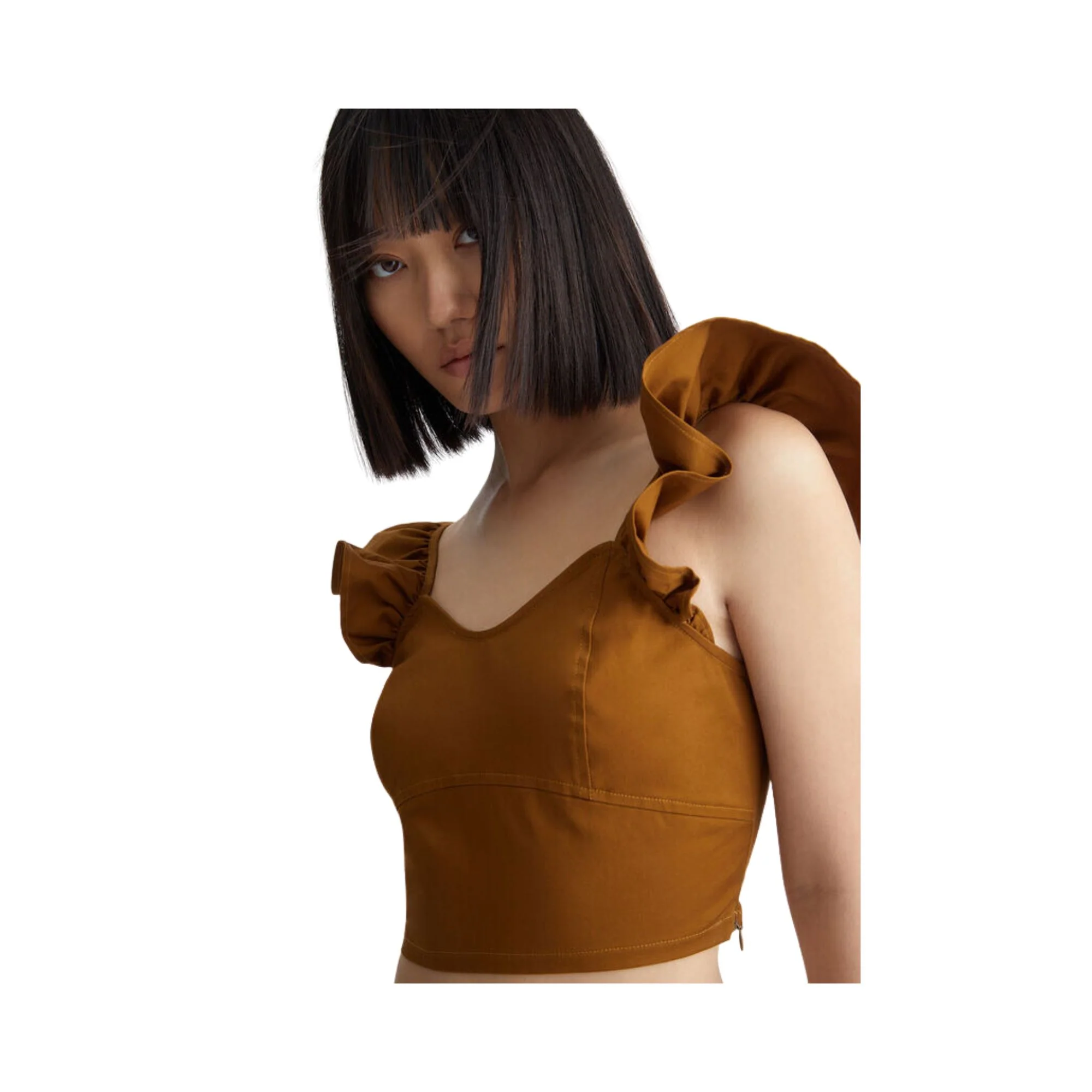 Top Donna con volant sulle spalle - Image 4