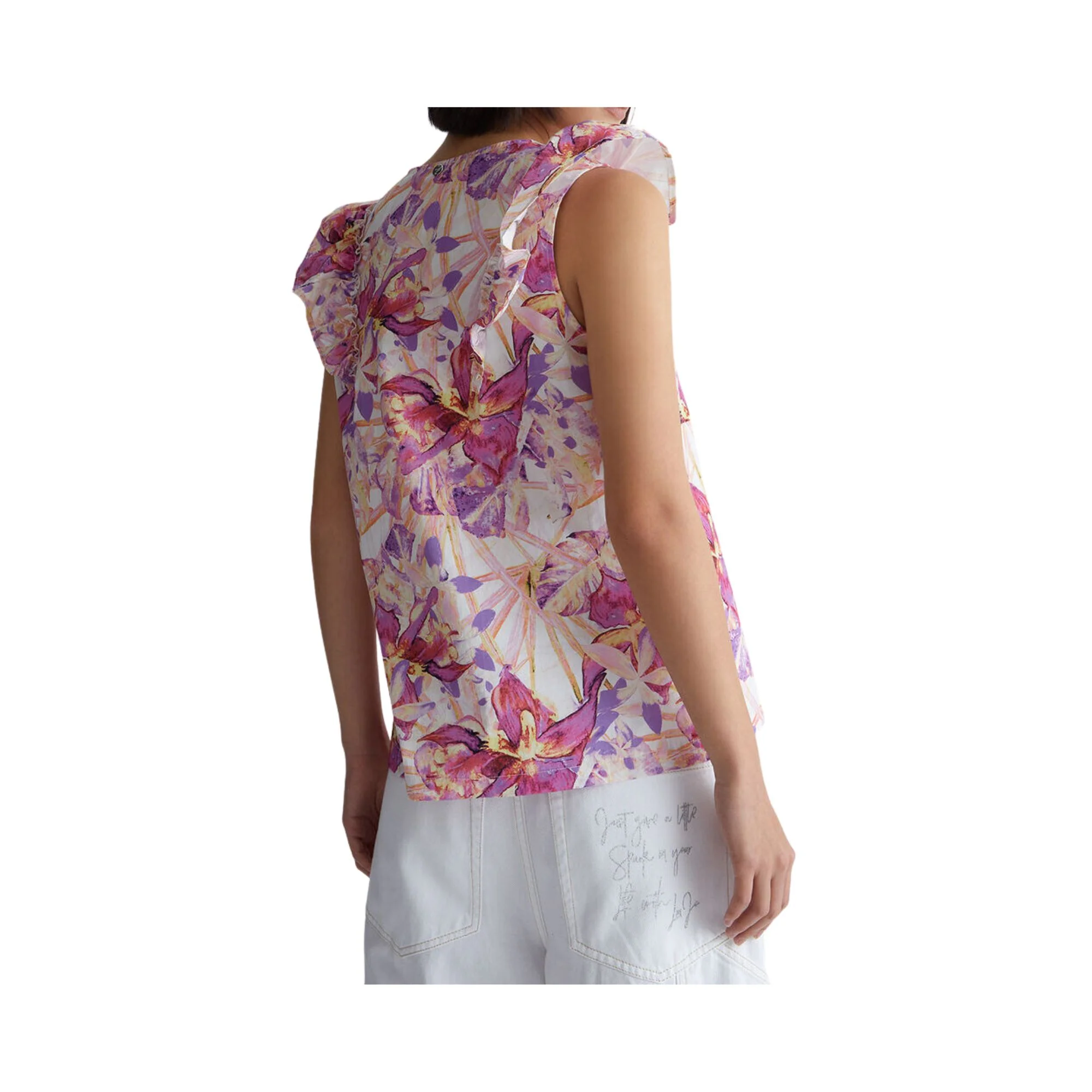 Top Donna con fantasia floreale - Image 3