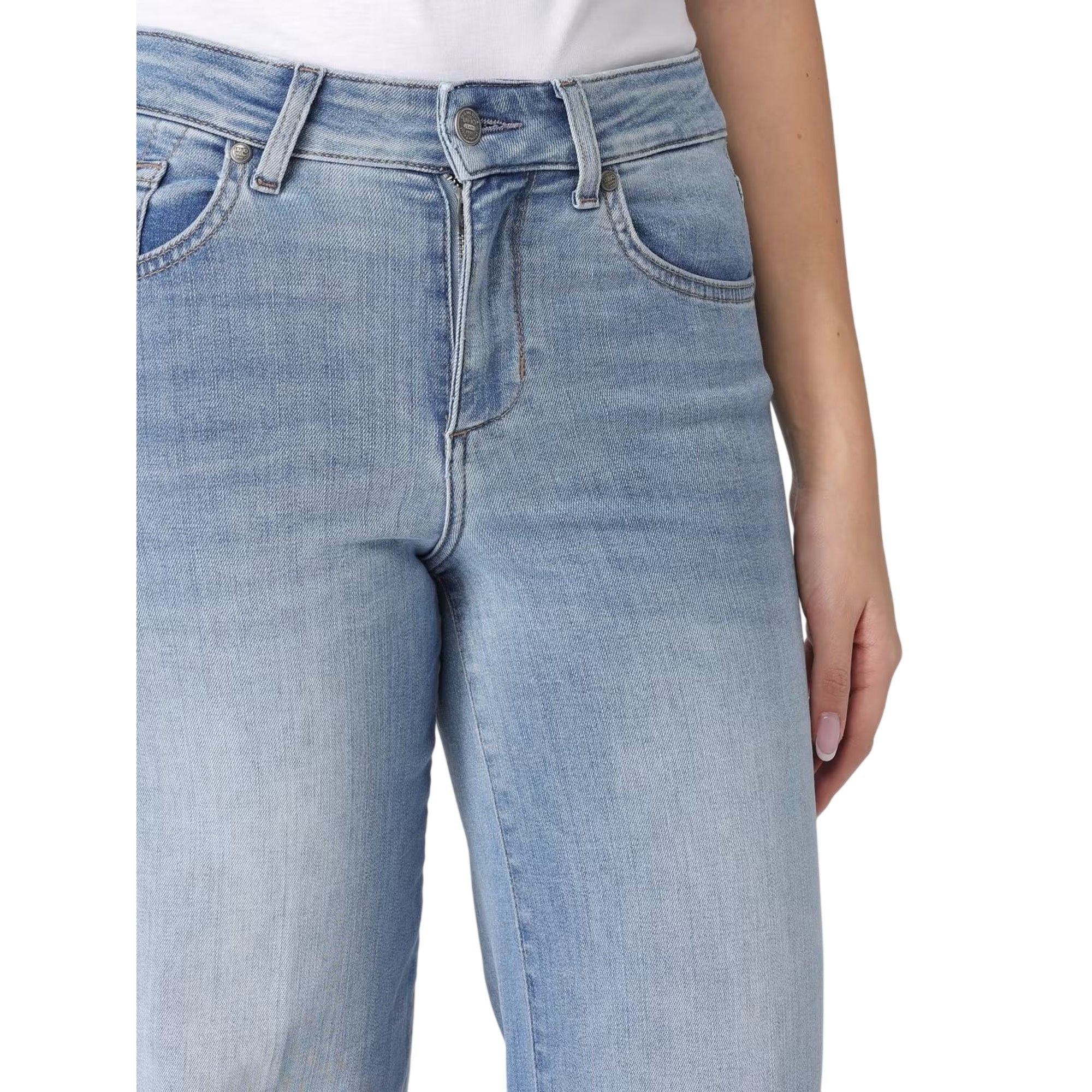 Jeans a palazzo in denim stretch - Image 4