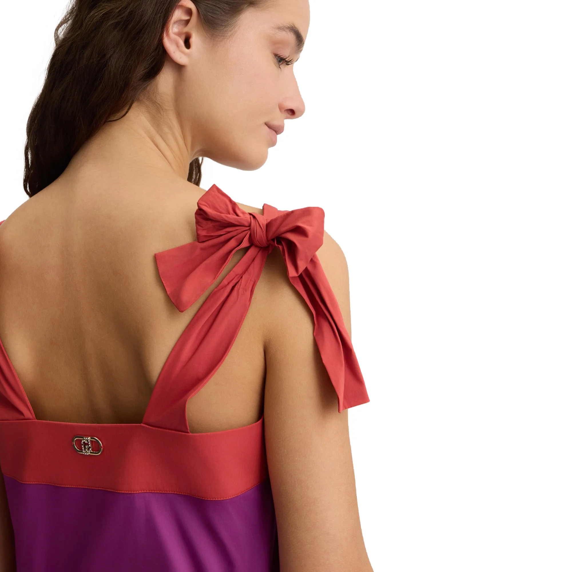 Top Donna in cotone con fiocchetti - Image 4