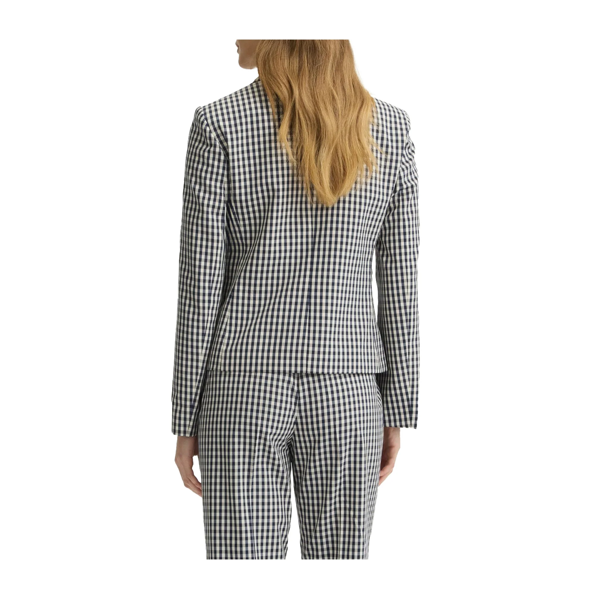Blazer Donna slim motivo check - Image 3