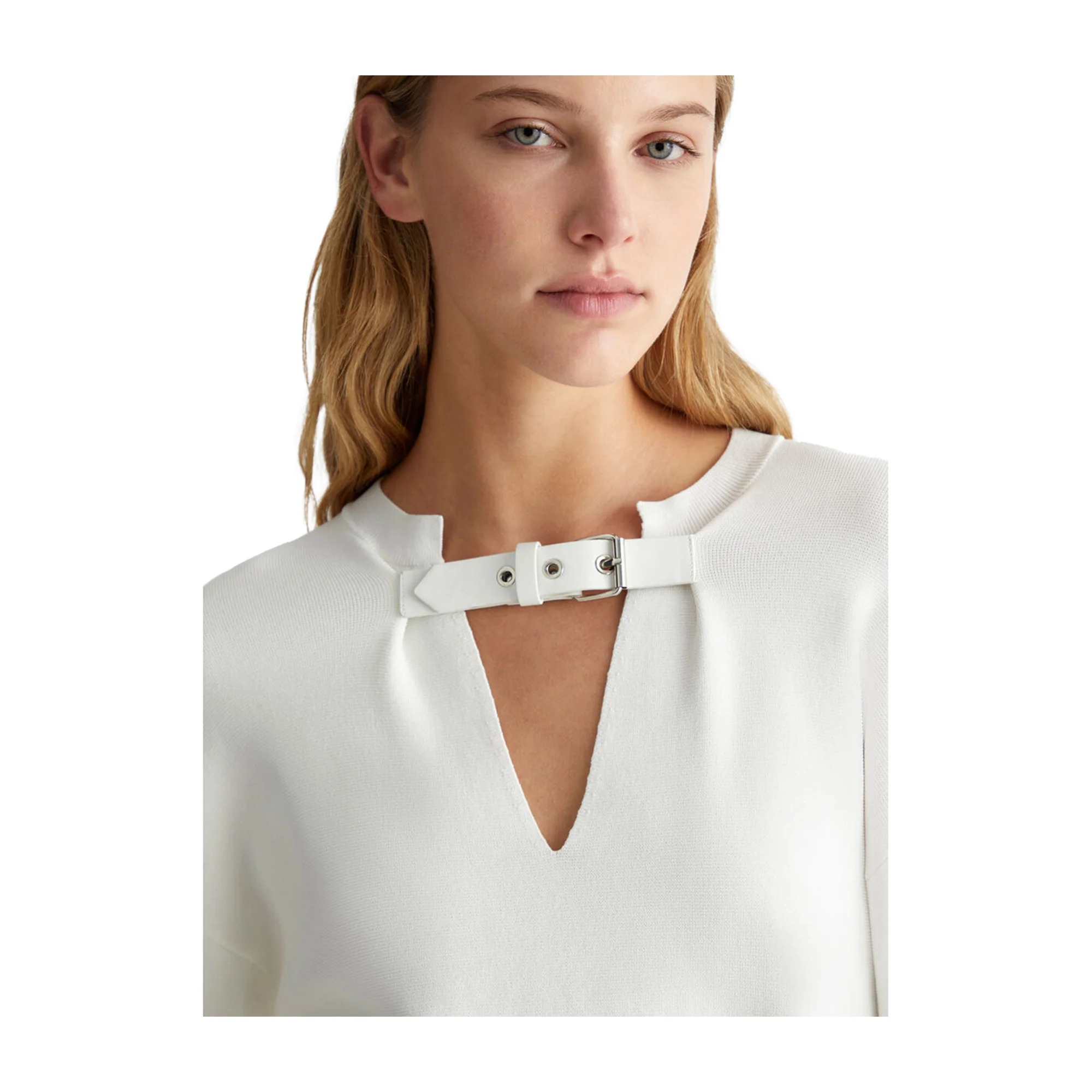 Maglia Donna con cinturino Bianco - Image 5