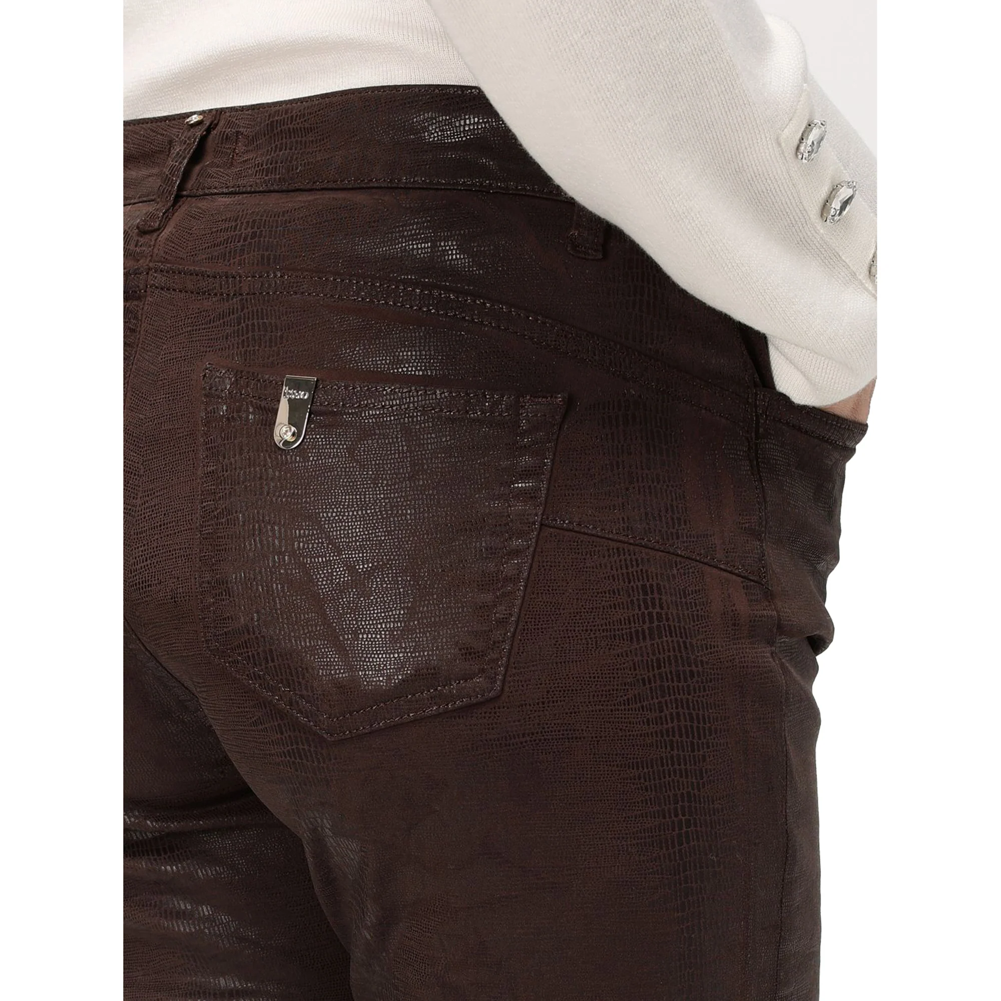 Pantaloni Donna cropped animalier - Image 3